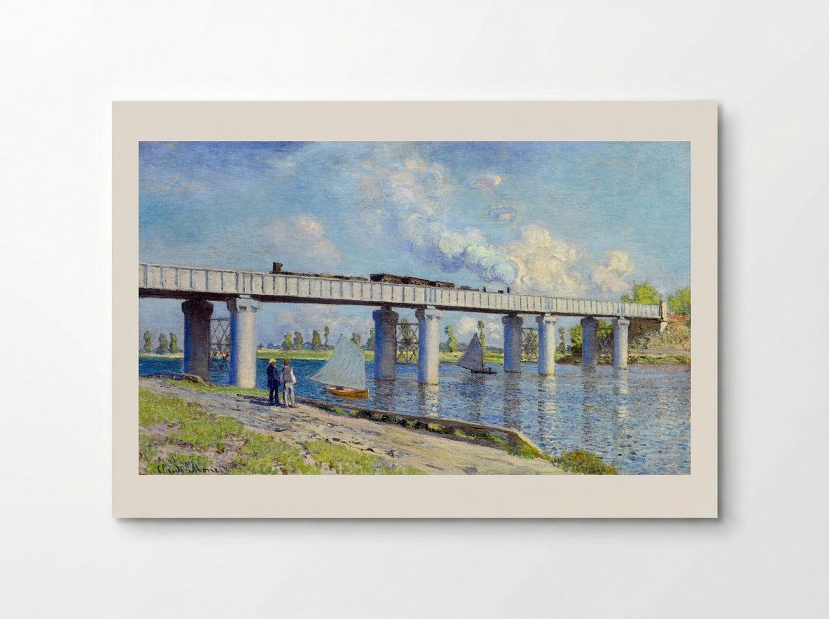 Railway Bridge at Argenteuil - Claude Monet - Poster