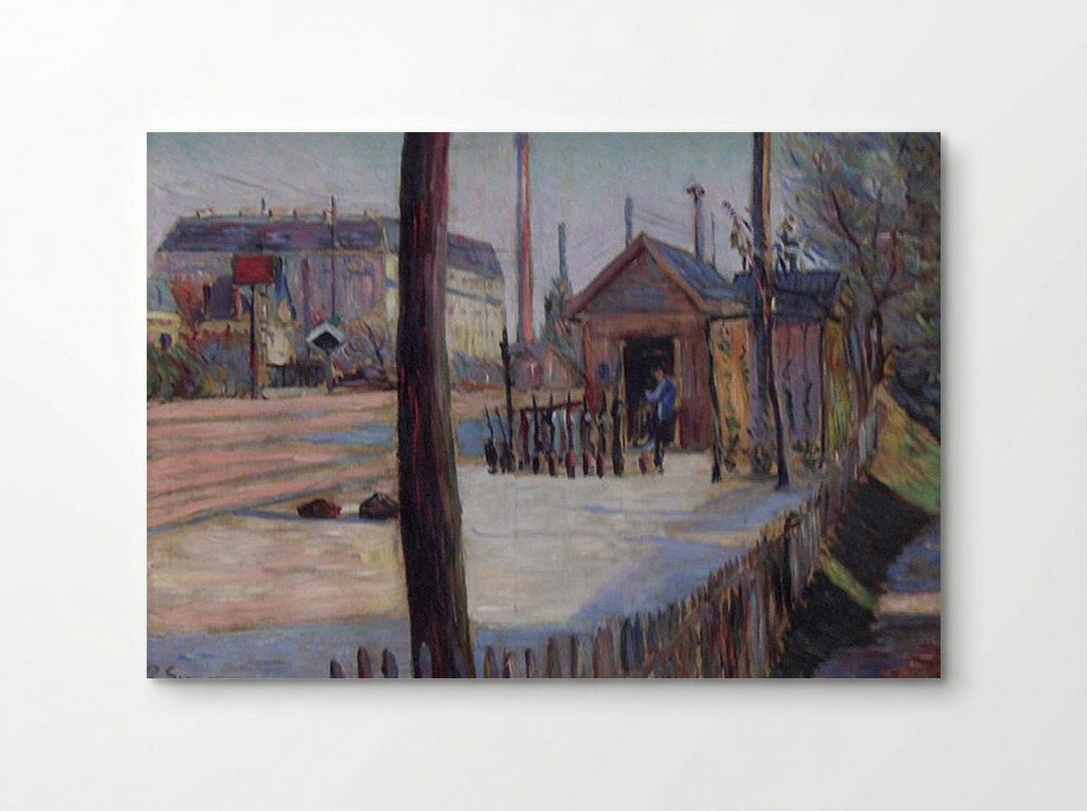Railway Junction near Bois-Colombes - Paul Signac - Poster