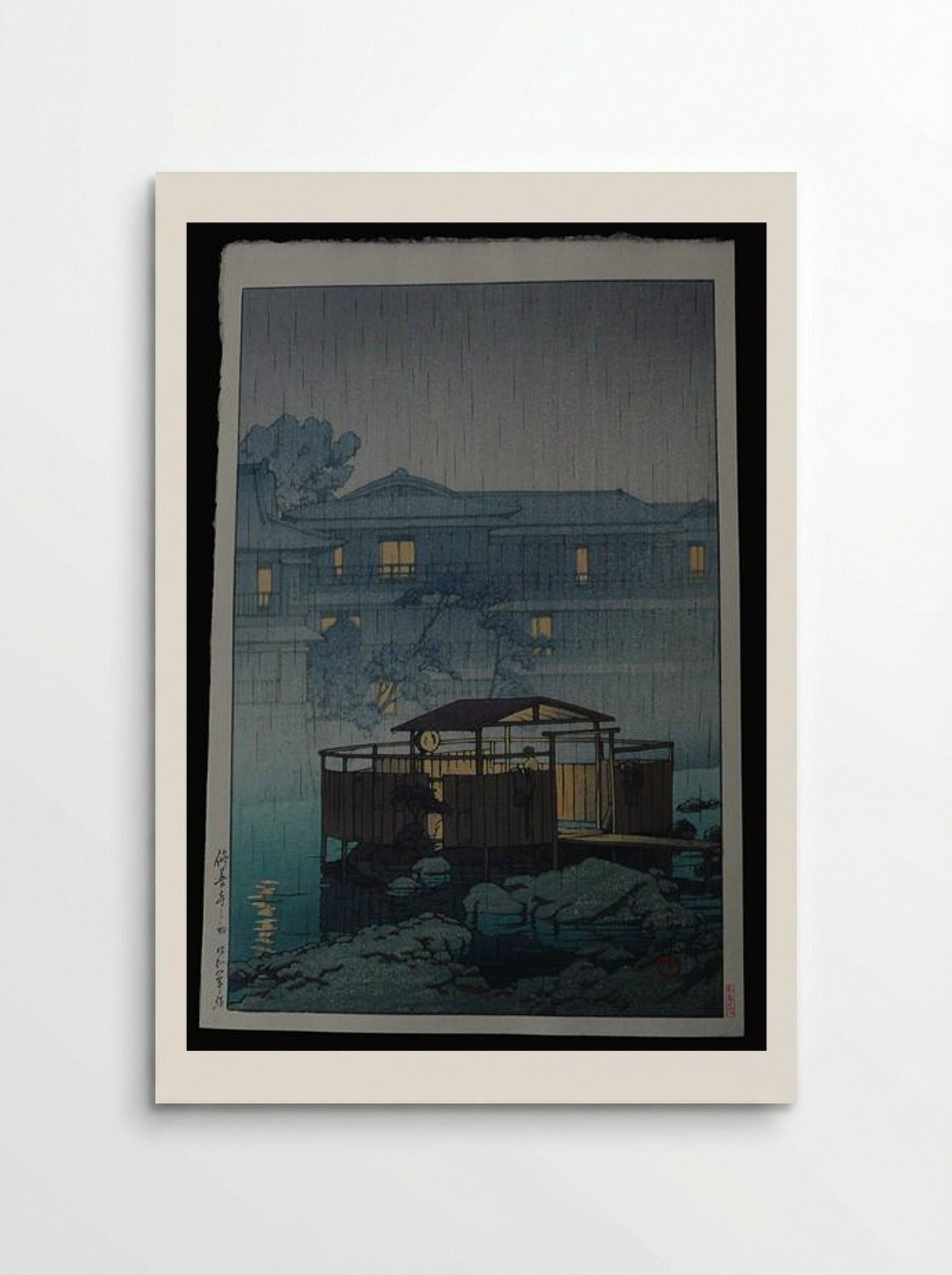 Rain at Shuzenji Spa - Hasui Kawase - Poster