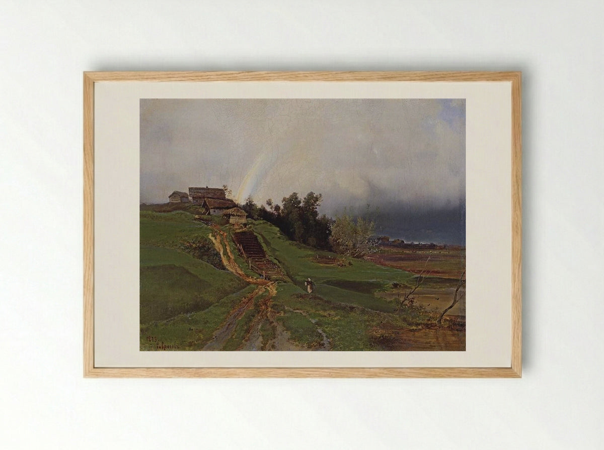 Rainbow - Aleksey Savrasov - Framed Print Wood