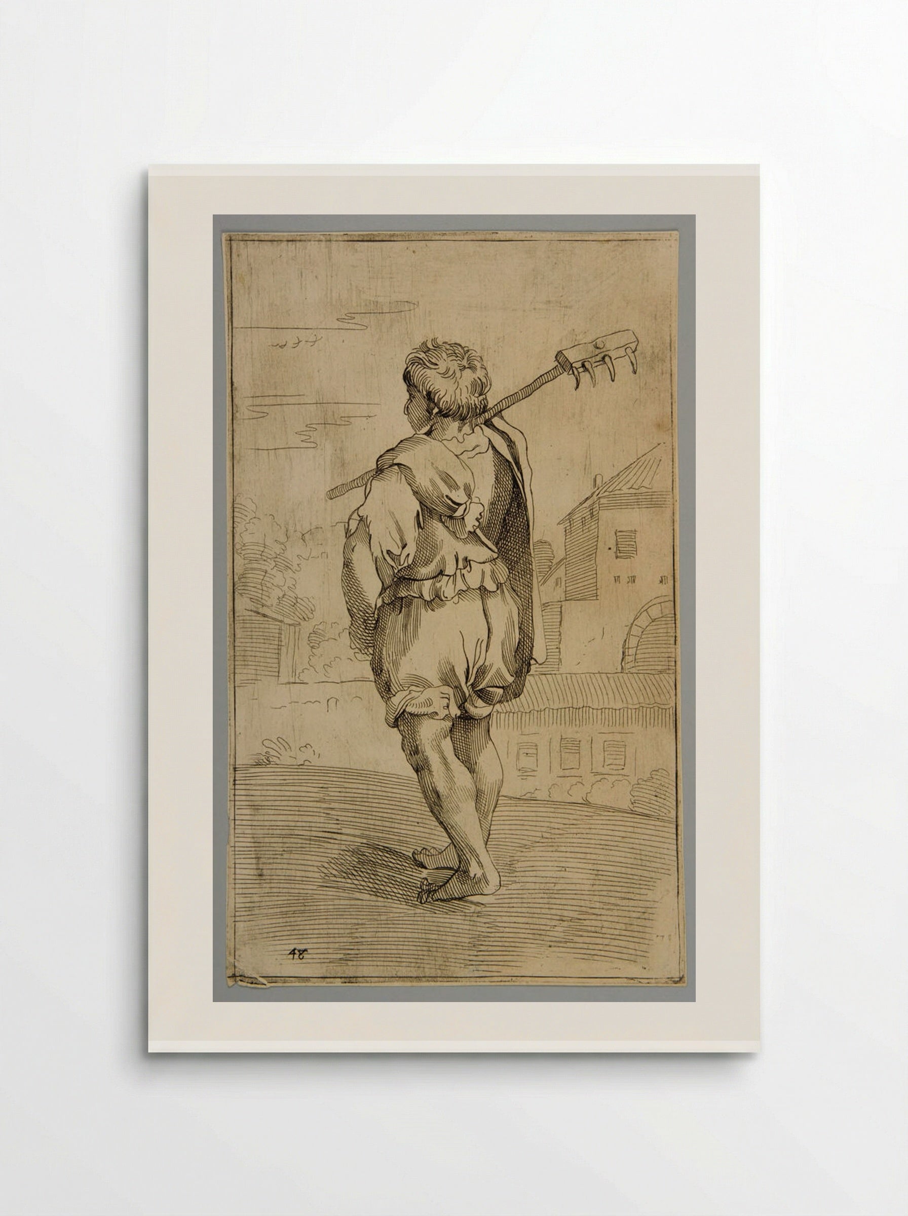 Raker of Grapes, Plate 48 - Simon Guillain - Poster