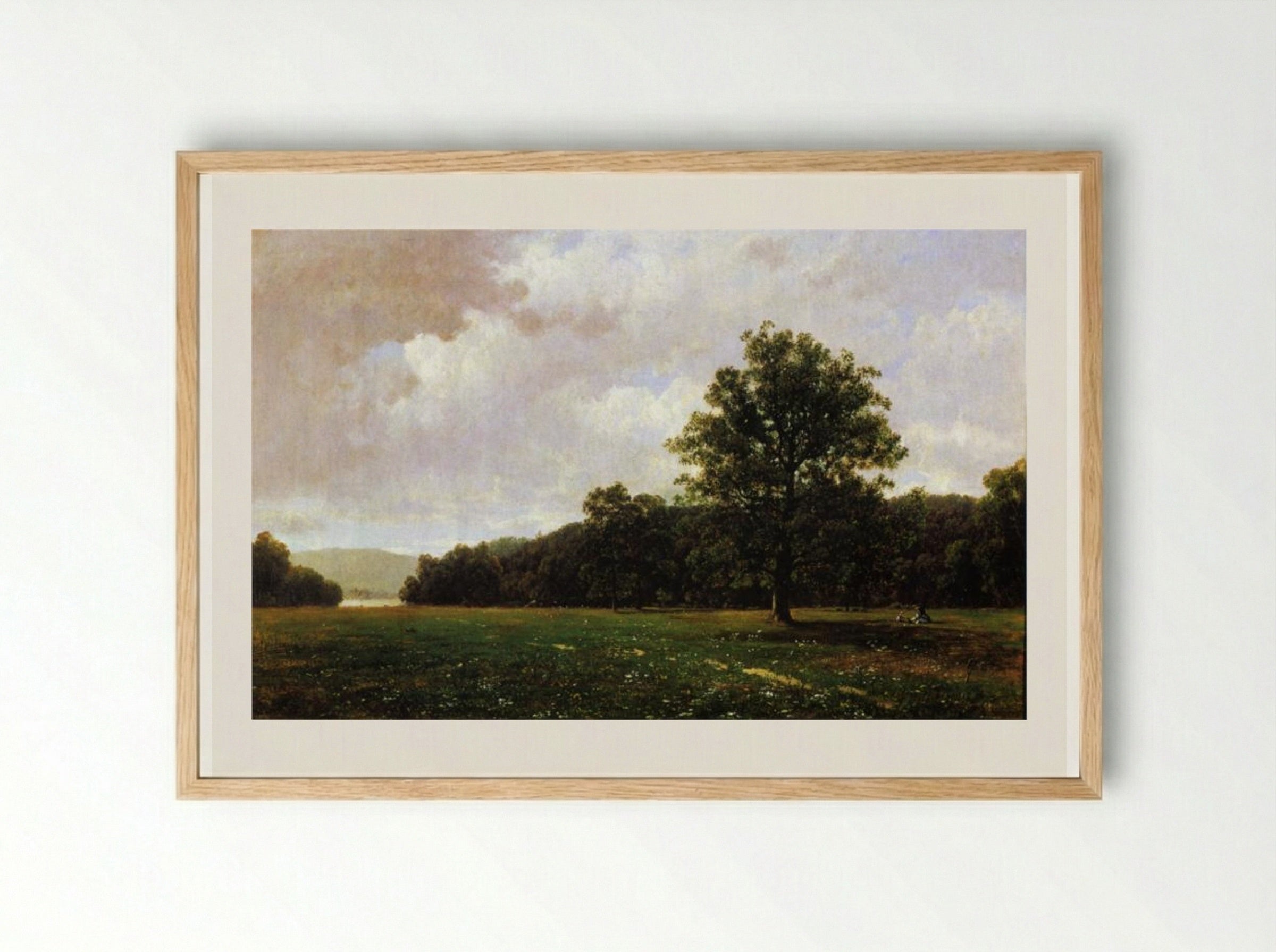 Ramapo Hills - David Johnson - Framed Print Wood