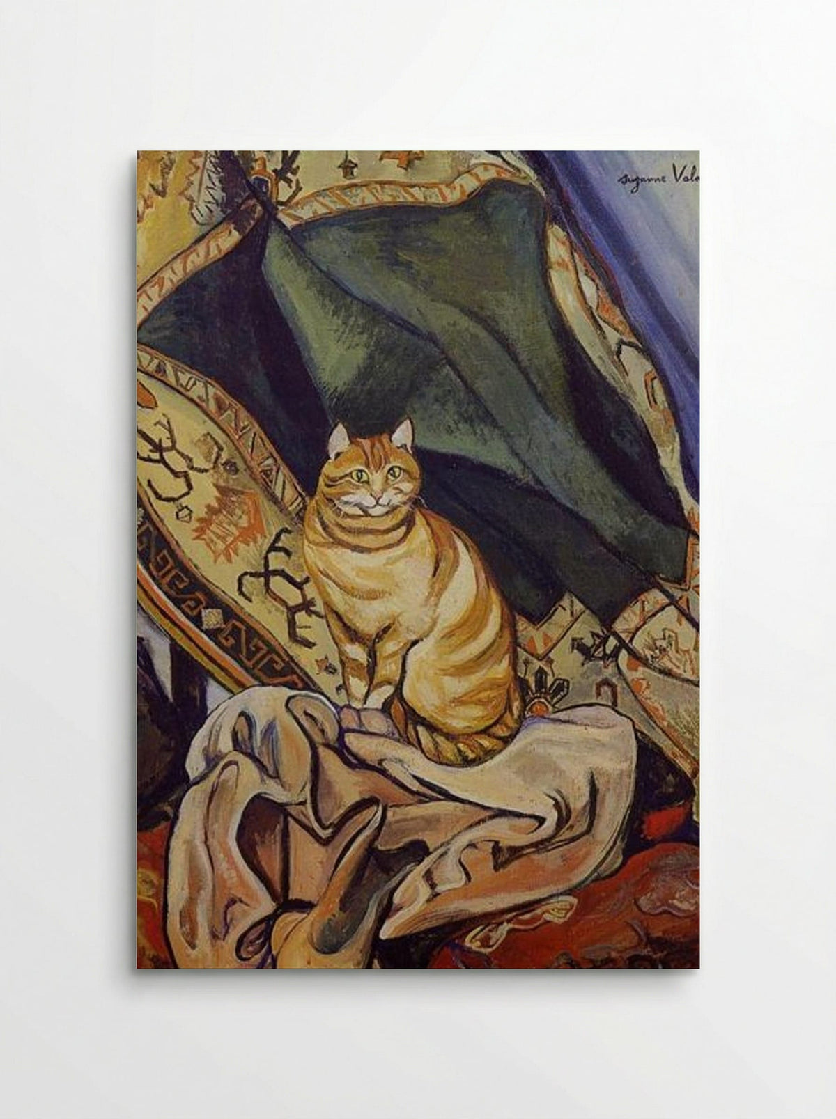 Raminou sitting on a cloth - Suzanne Valadon - Poster