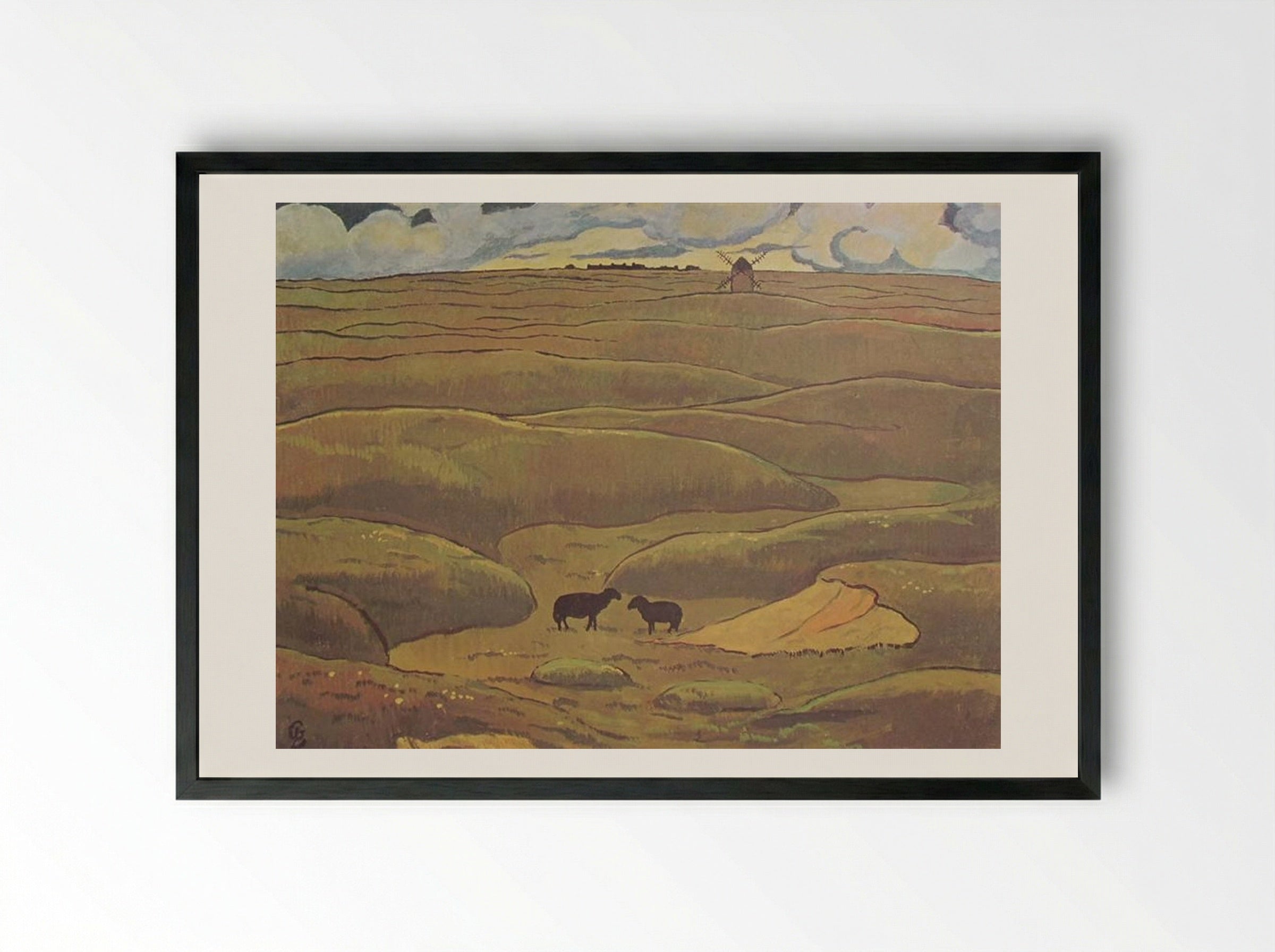 Rams, The Year - Georges Lacombe - Framed Print Black