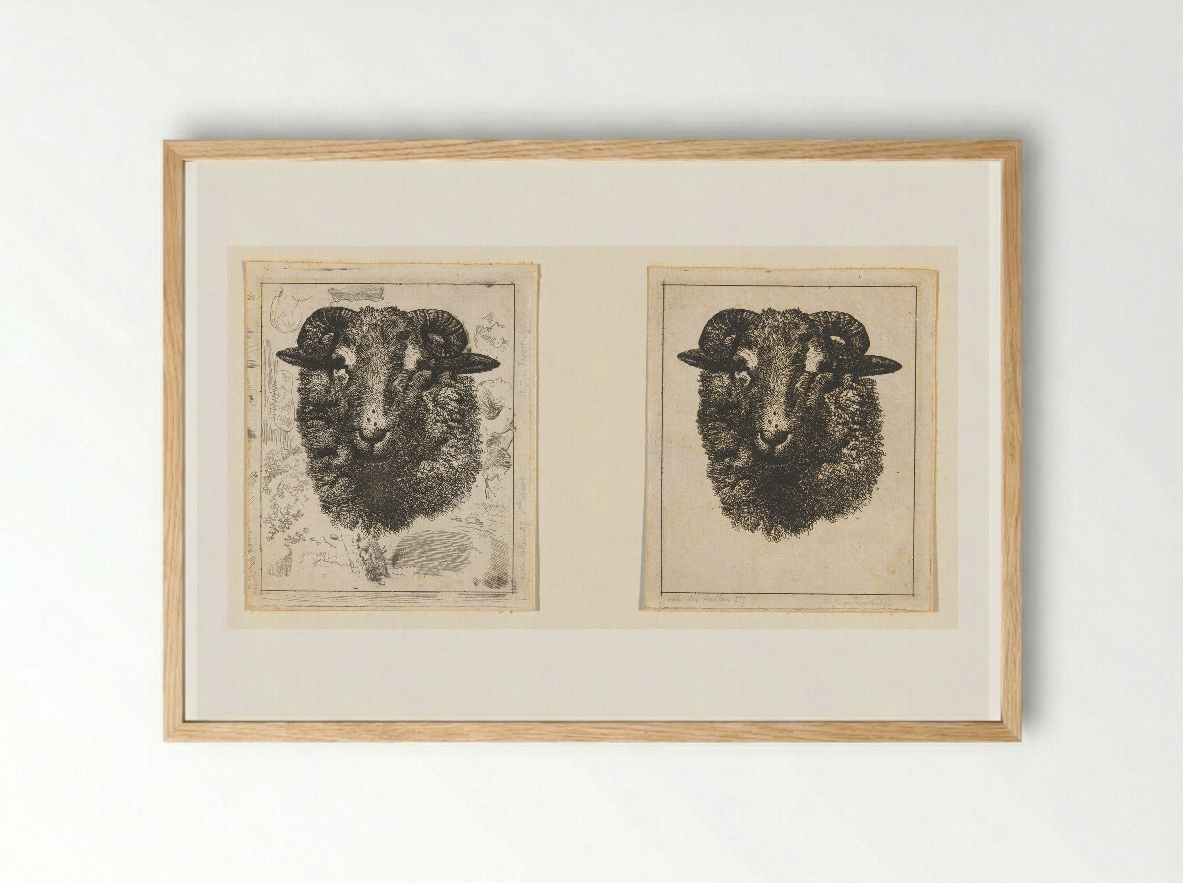Ramskop - Wouter Johannes van Troostwijk - Framed Print Wood