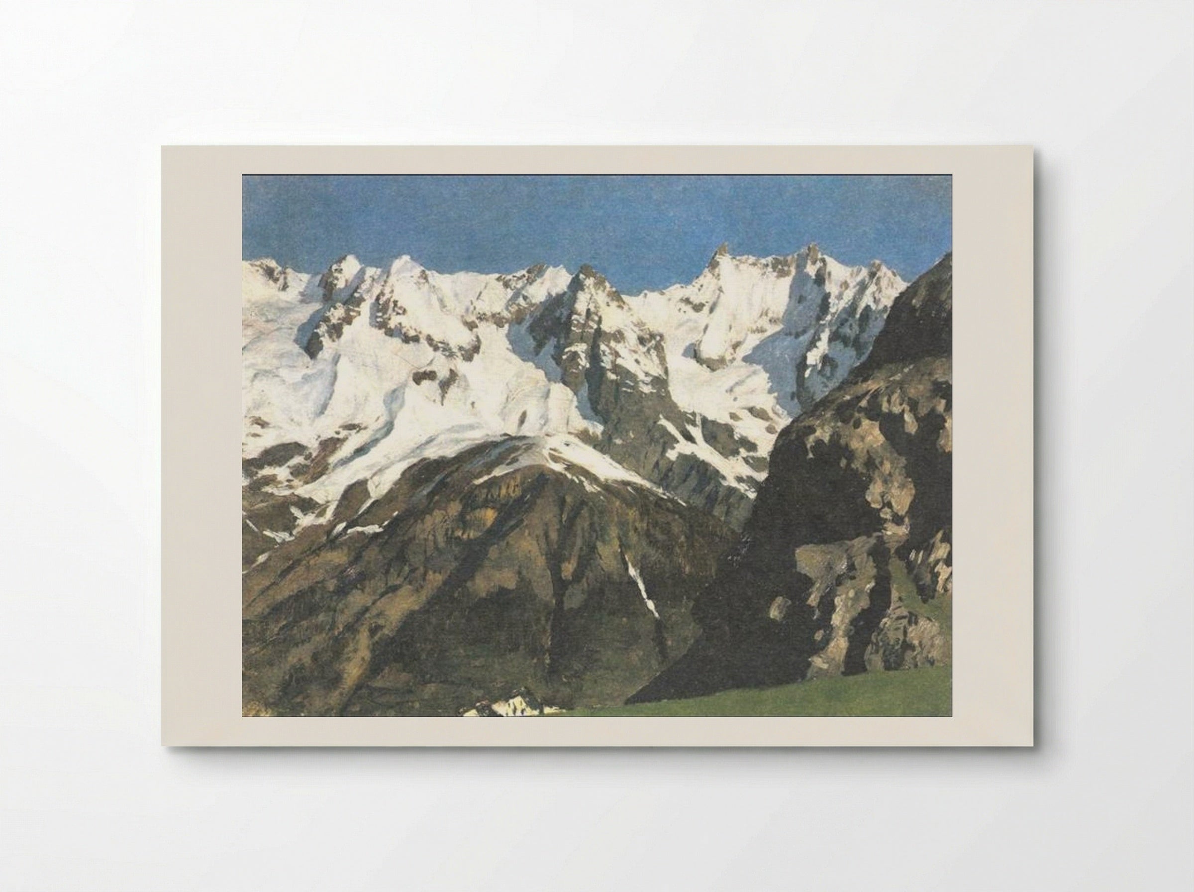 Range of Mountains, Mont Blanc - Isaac Levitan - Poster