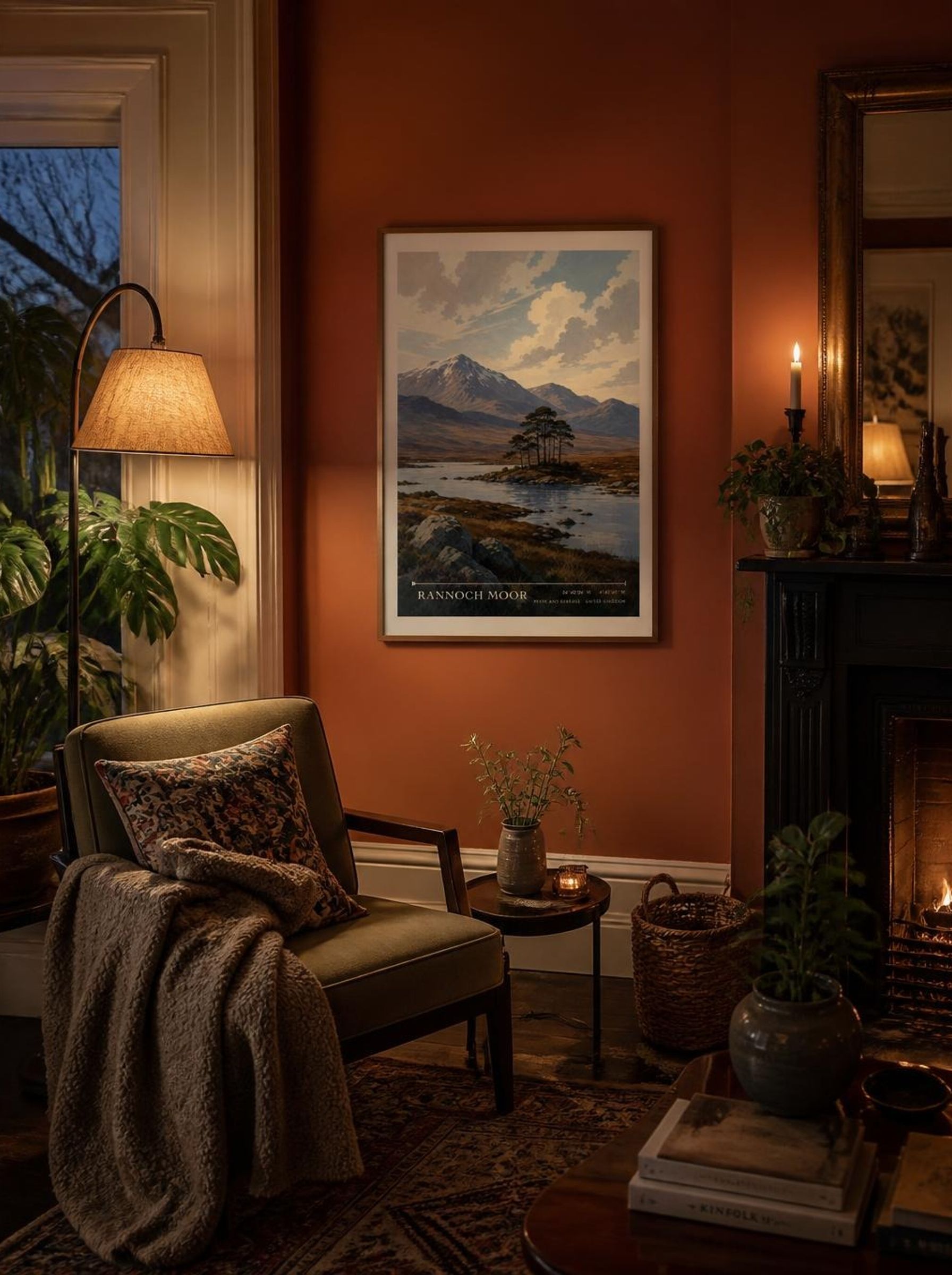 Rannoch Moor Perth and Kinross United Kingdom Travel Poster - Lifestyle