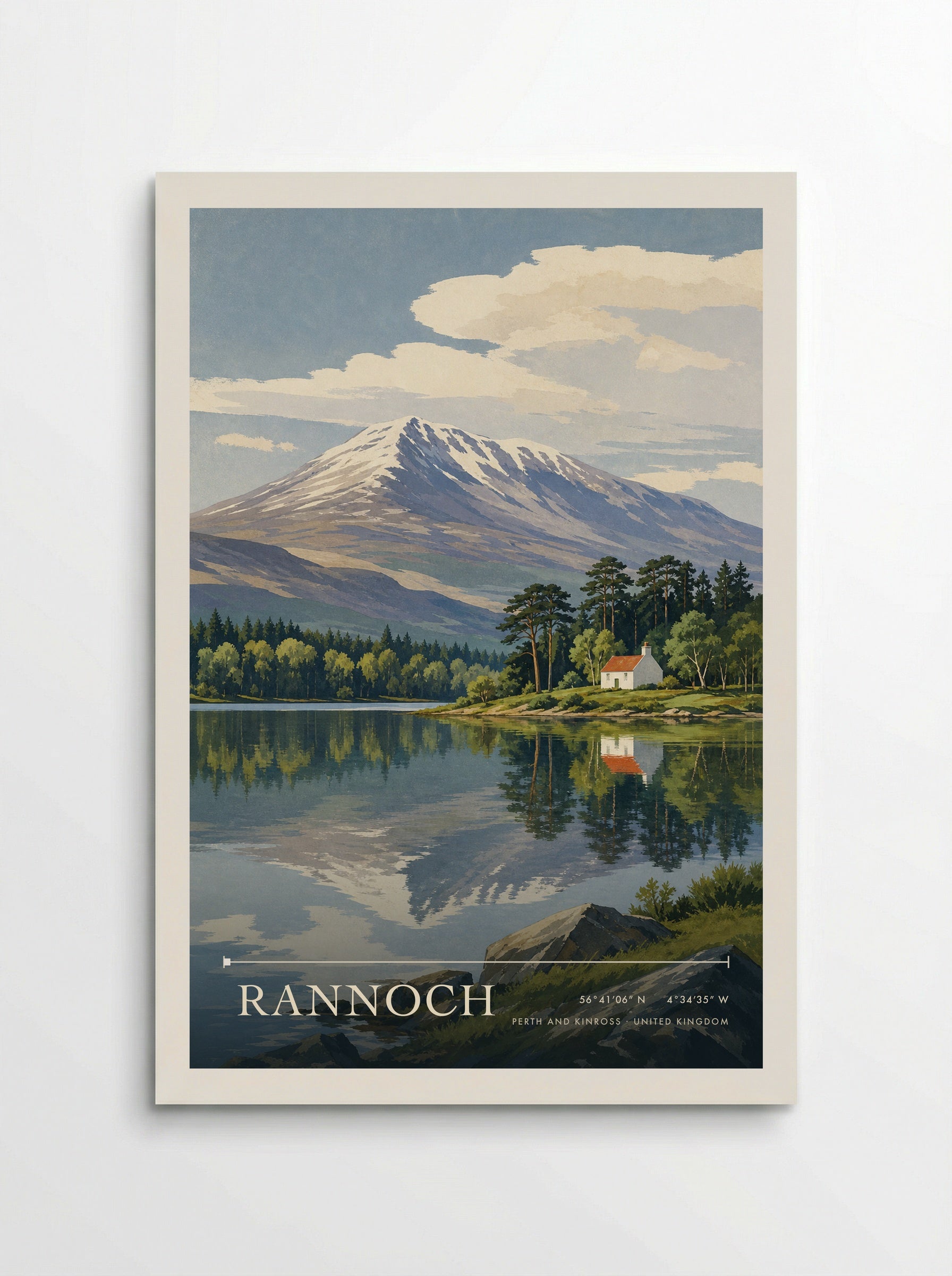 Rannoch Perth and Kinross United Kingdom Travel Poster - Poster