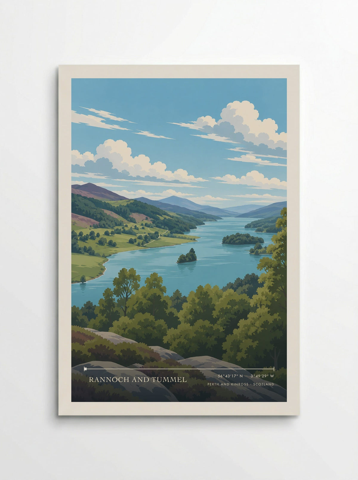Rannoch and Tummel, Perth and Kinross | Travel Poster - Poster