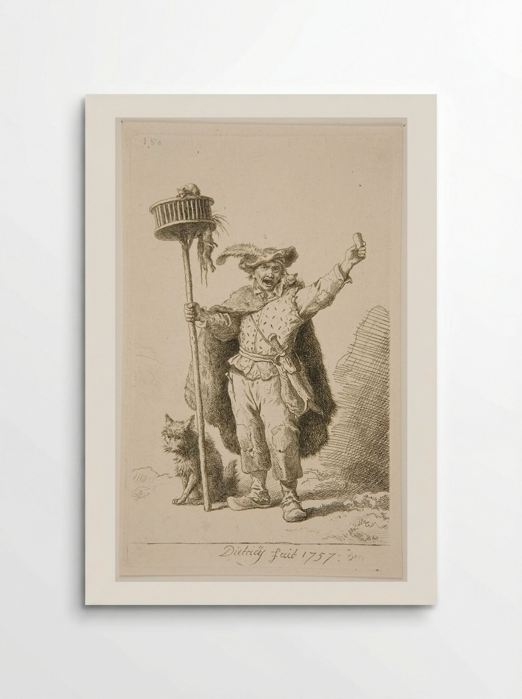Rat Catcher - Christian Wilhelm Ernst Dietrich - Poster