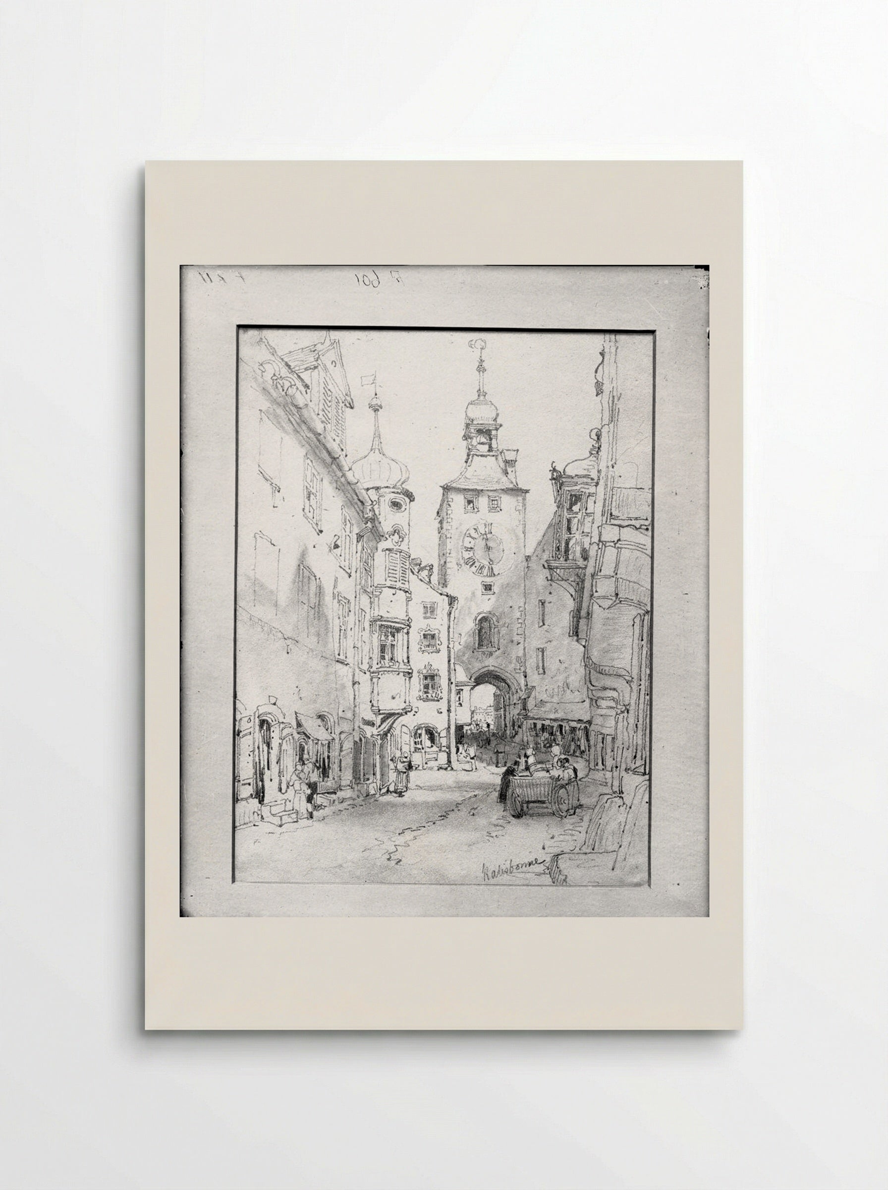 Ratisbonne (Regensburg) - Samuel Prout - Poster