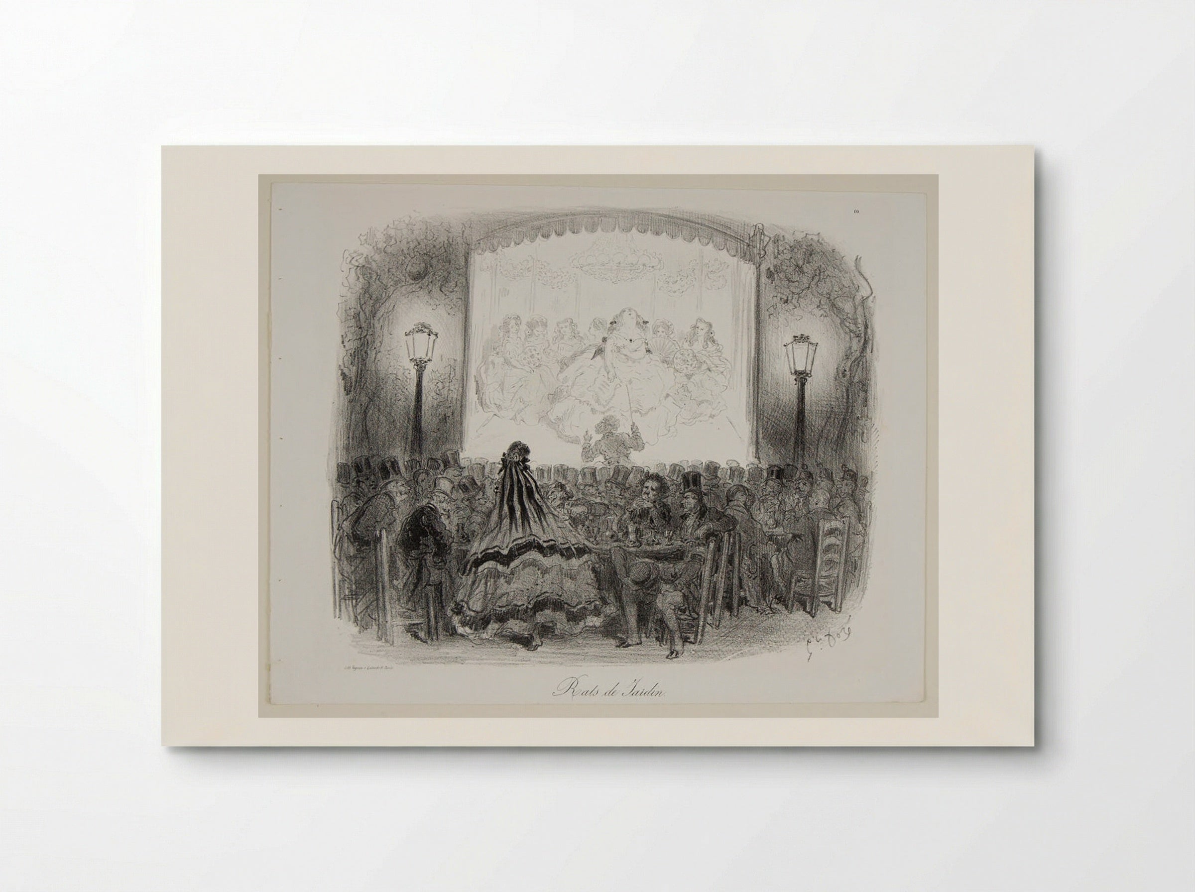 Rats de Jardin - Gustave Doré - Poster