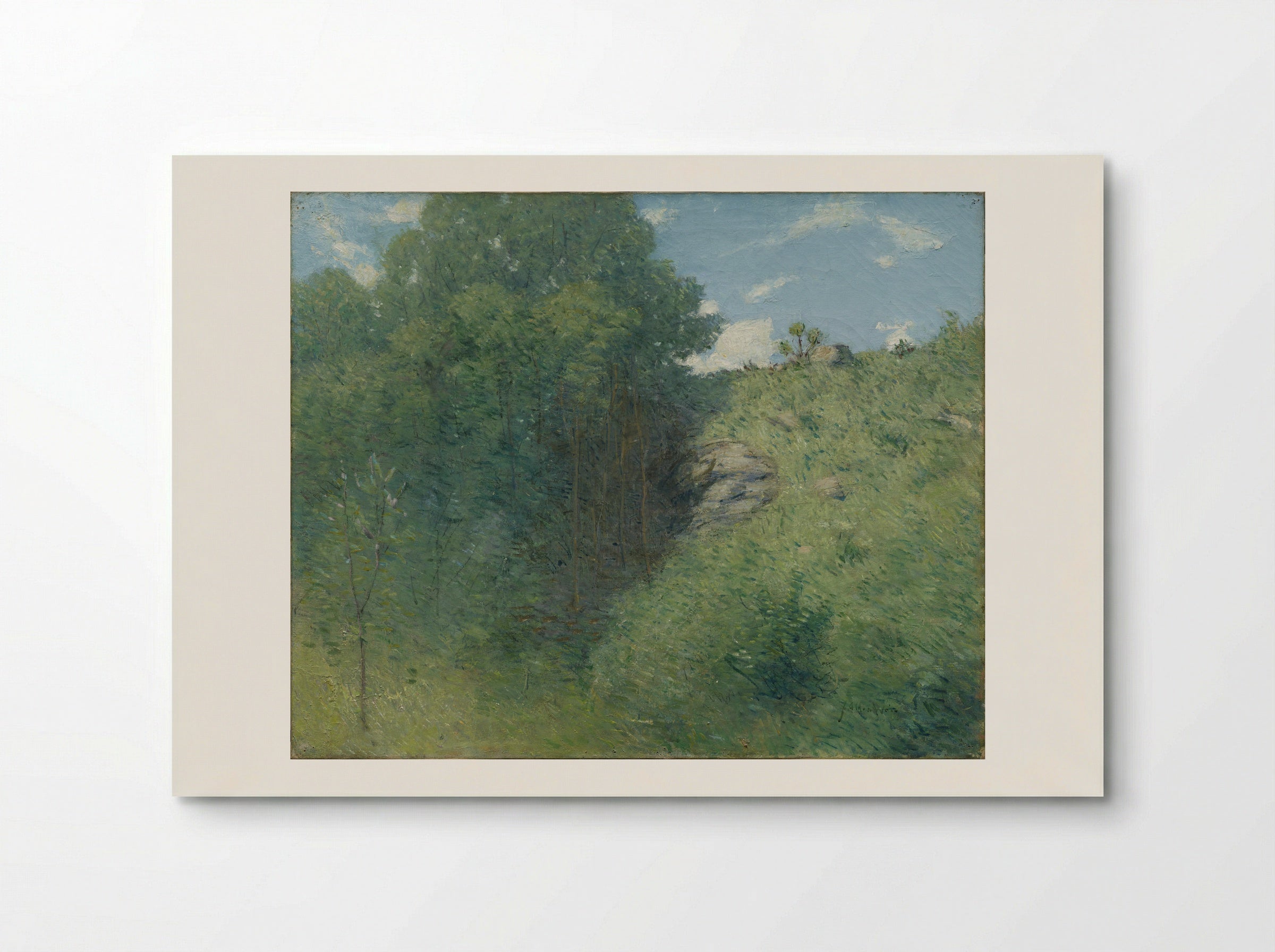 Ravine near Branchville - Julian Alden Weir - Poster