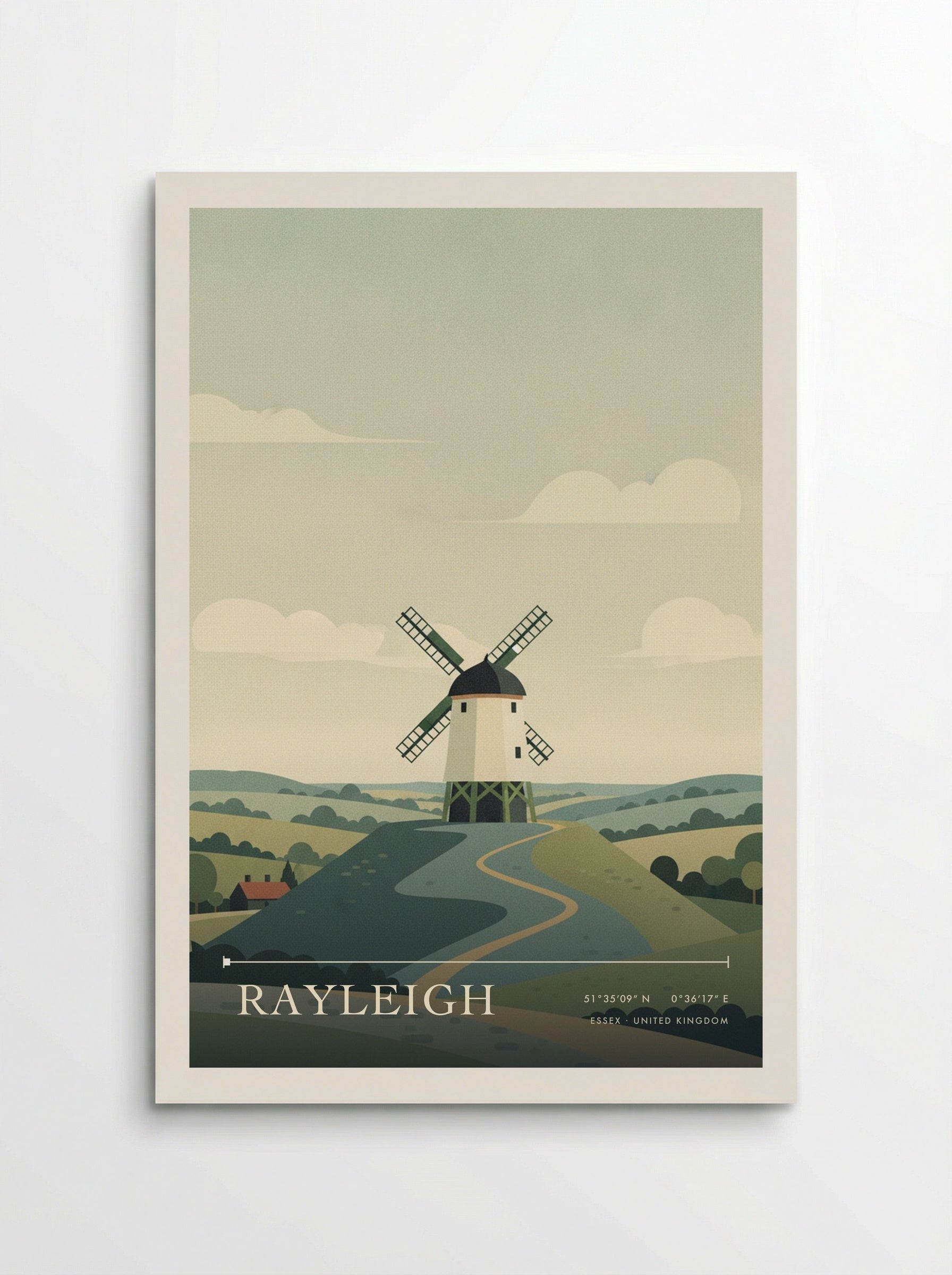 Rayleigh Essex United Kingdom Travel Poster - Poster