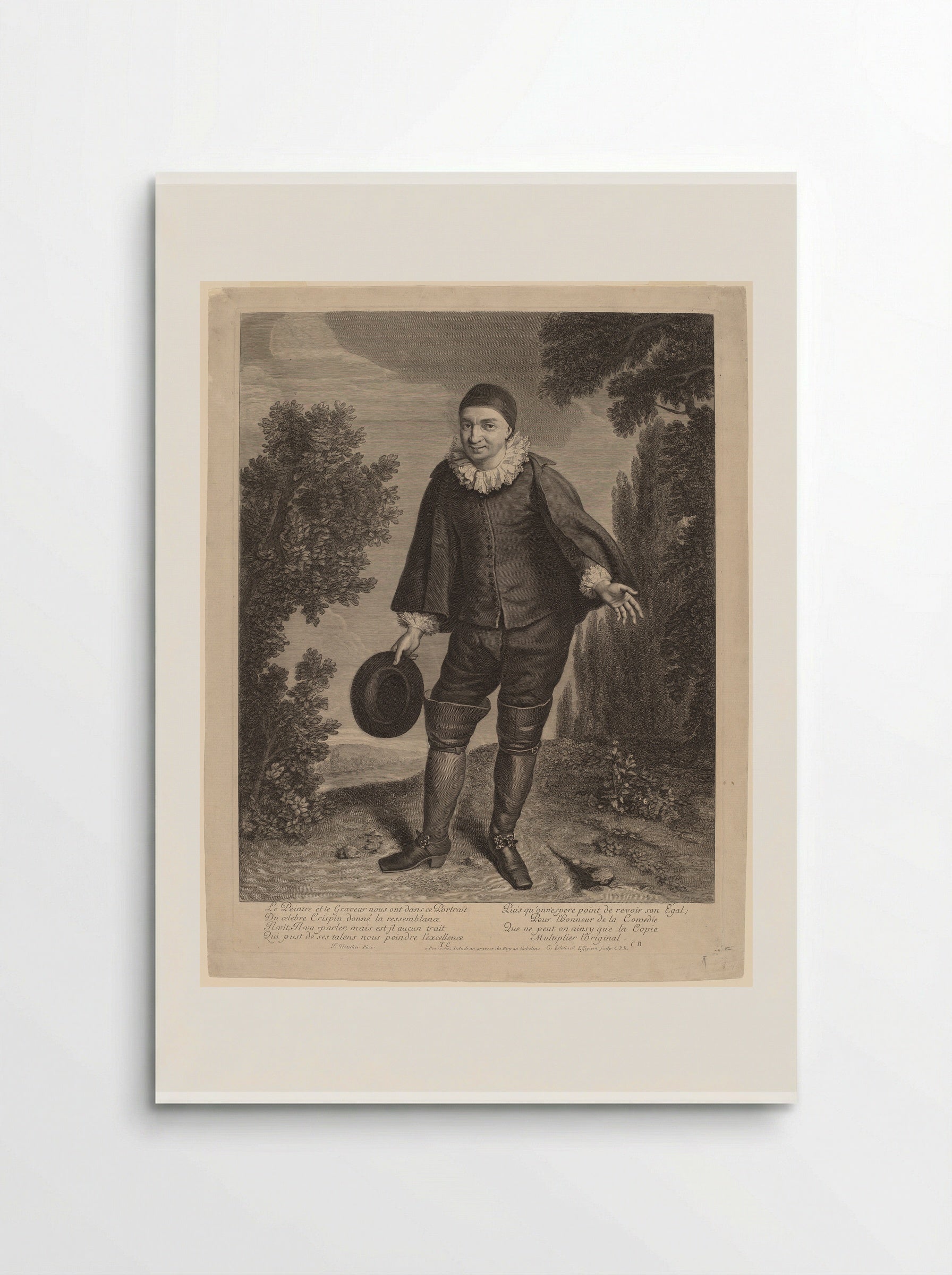 Raymond Poisson as Crispin - Gérard Edelinck - Poster
