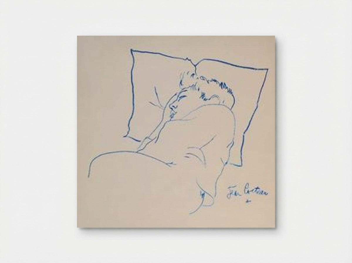 Raymond Radiguet sleeping - Jean Cocteau - Poster