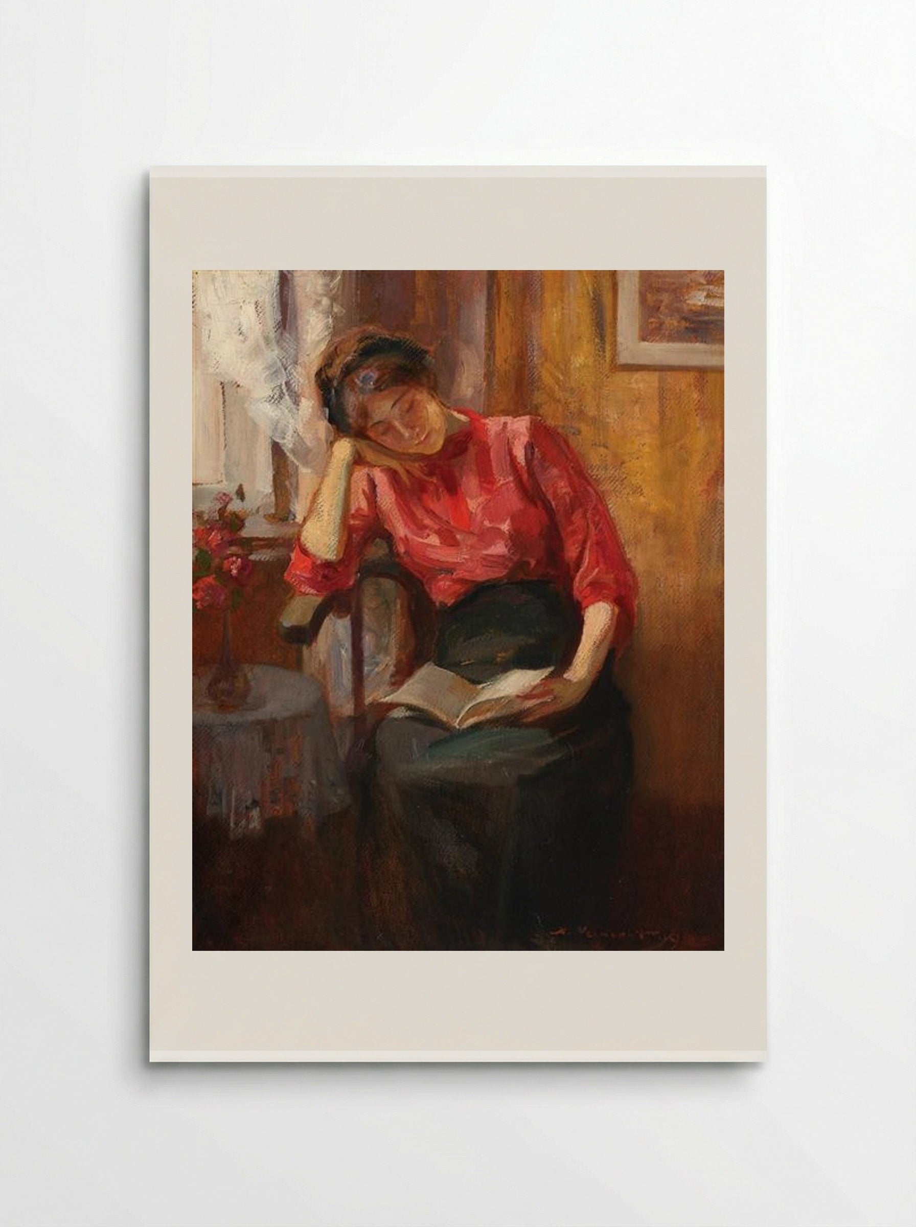 Reading - Nicolae Vermont - Poster