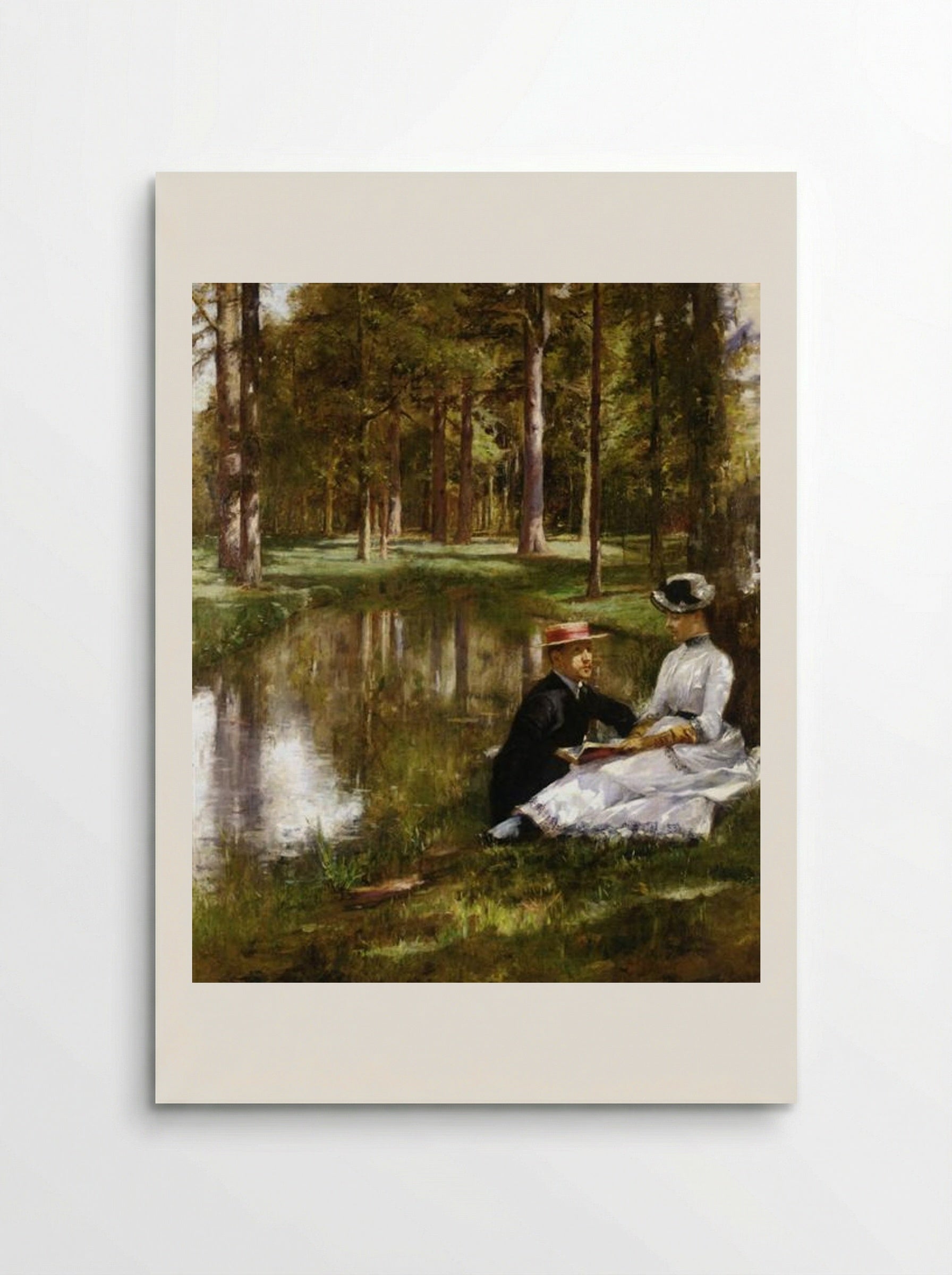 Reading - Julius LeBlanc Stewart - Poster
