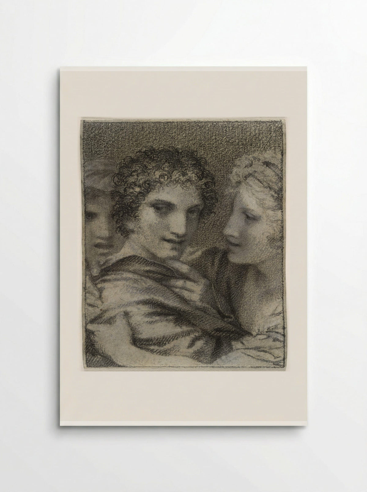 Reason Speaks and Pleasure Carries One Away - Pierre-Paul Prud'hon - Poster