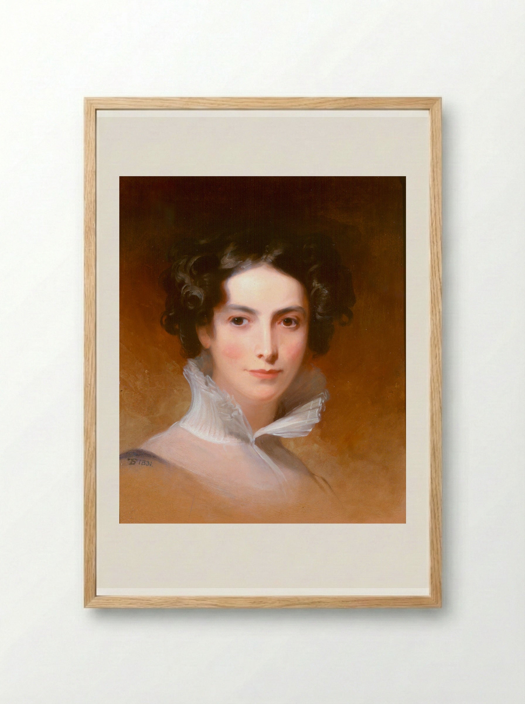 Rebecca Gratz - Thomas Sully - Framed Print Wood