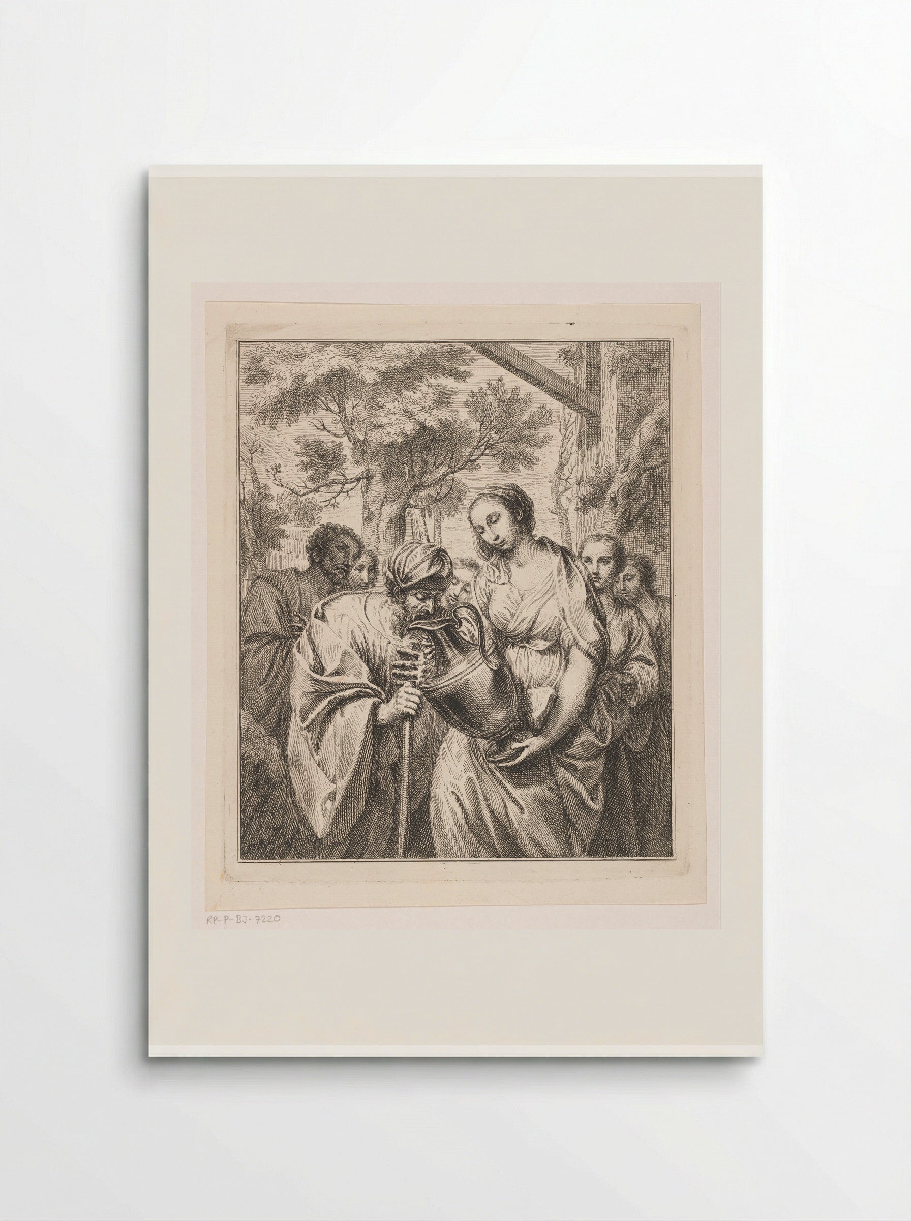 Rebekka en Eliëzer - Louis Fabritius Dubourg - Poster