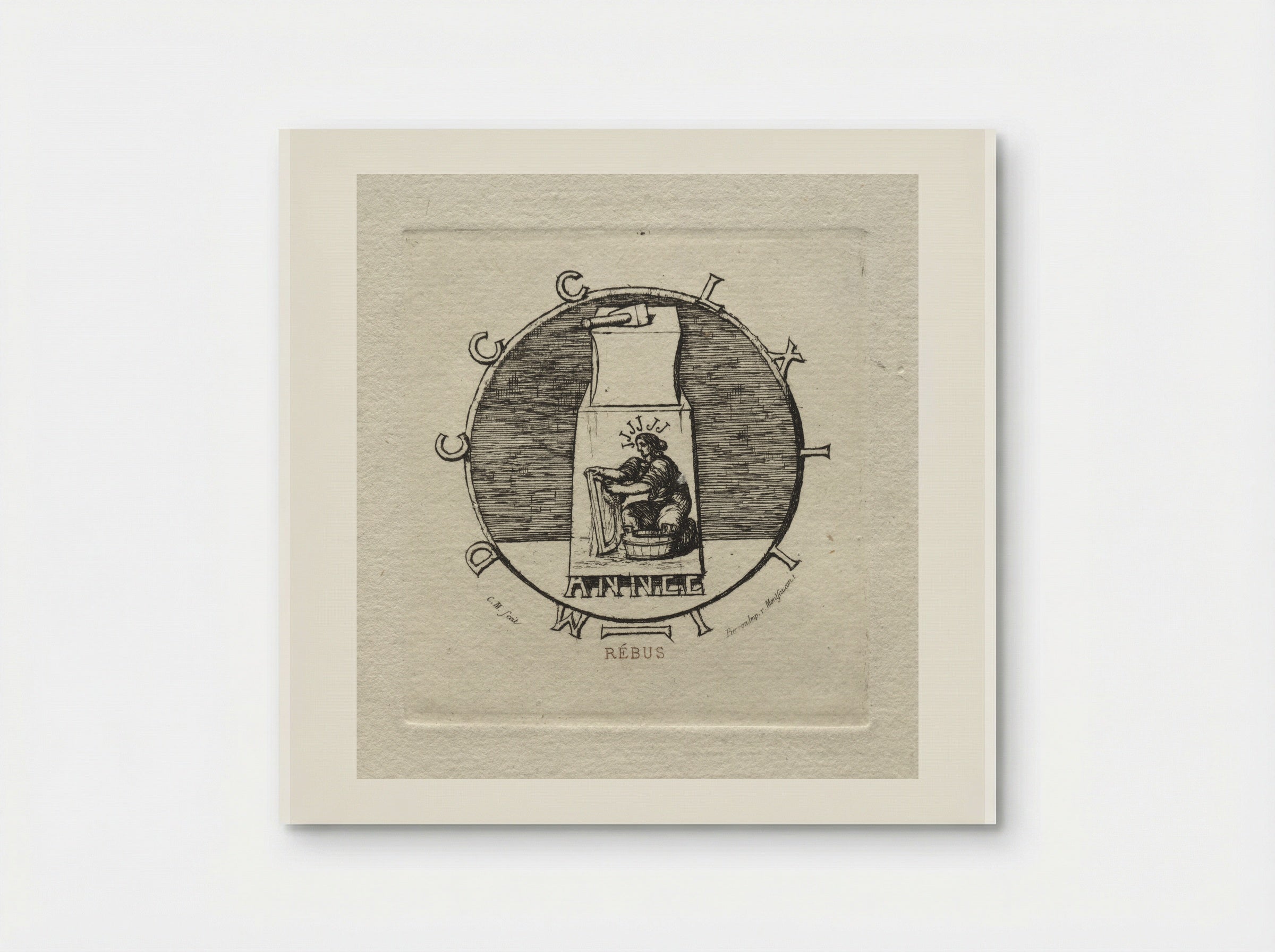 Rebus - Charles Meryon - Poster