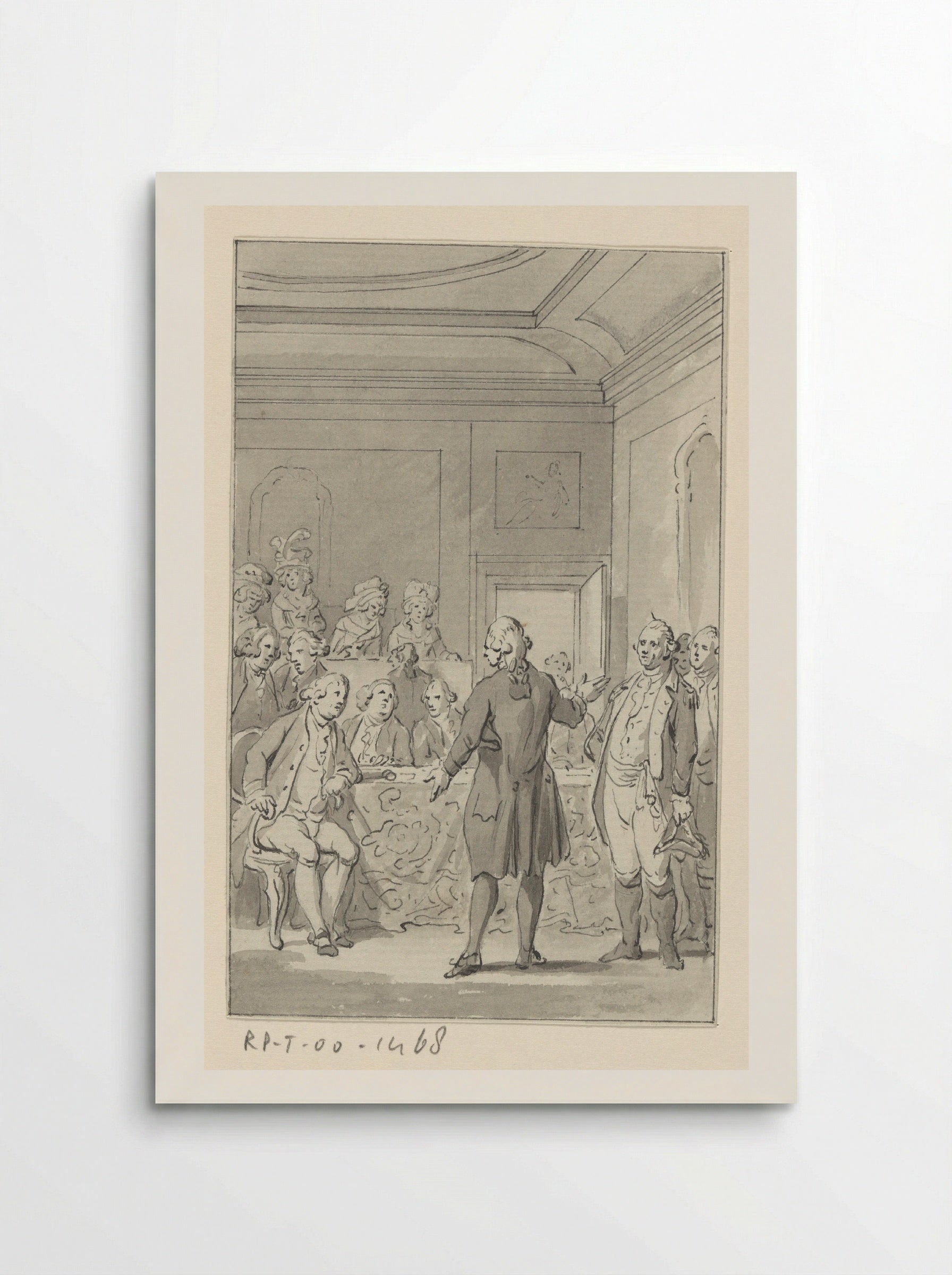 Reception of the First Dutch Envoy in the American Senate, 1783 - Jacobus Buys - Poster