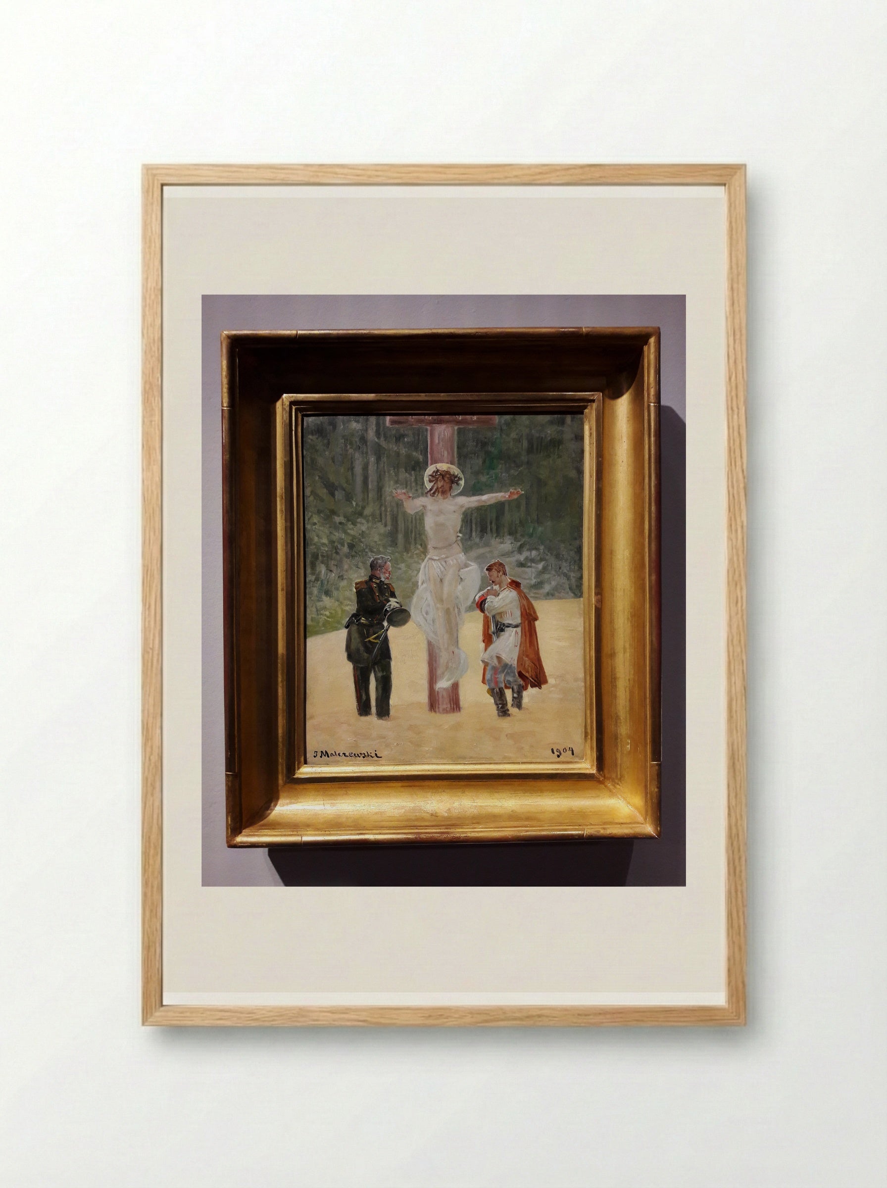 Reconciliation - Jacek Malczewski - Framed Print Wood