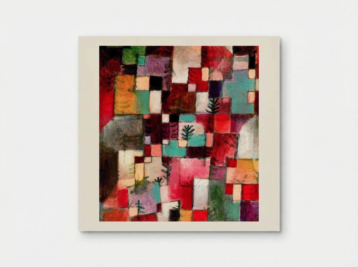 Red, Green and Violet-Yellow Rhythms - Paul Klee - Poster