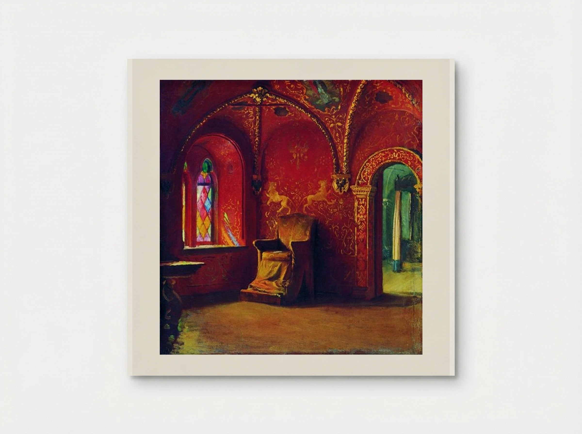 Red House - Andrei Ryabushkin - Poster