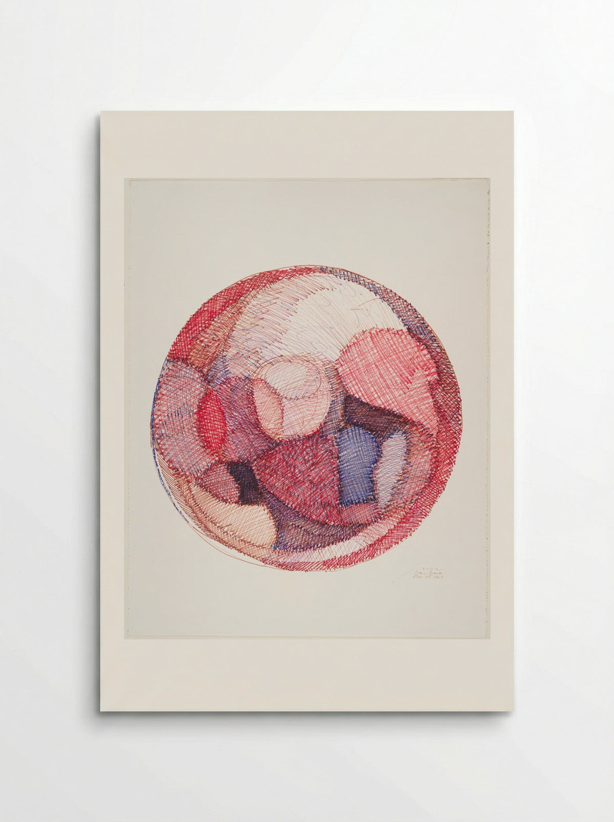Red Sphere - José Tanig Joya - Poster
