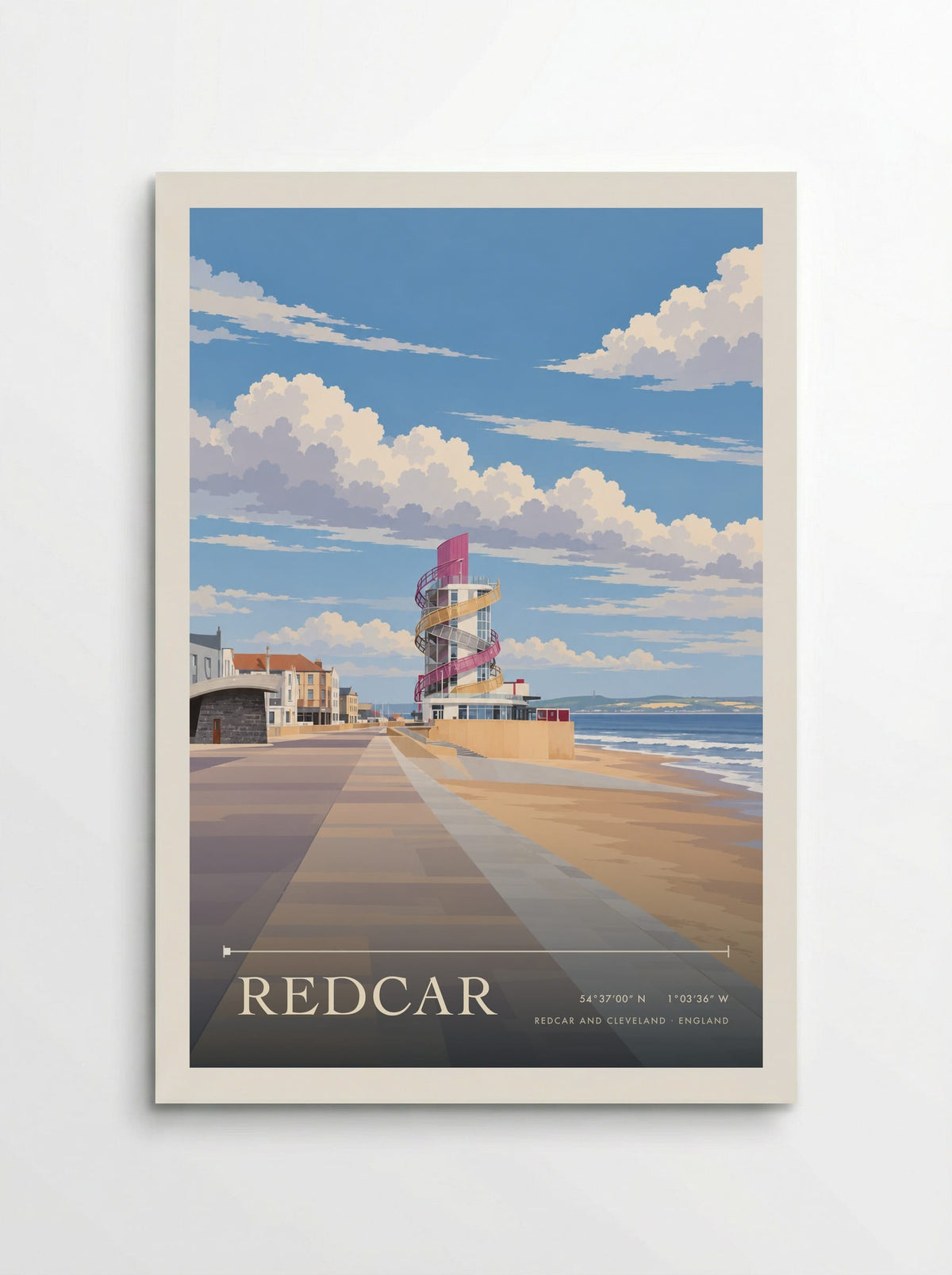 Redcar, Redcar and Cleveland | Travel Poster - Poster