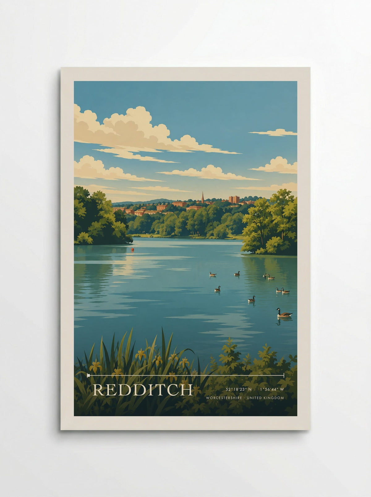 Redditch, Worcestershire | Travel Poster - Poster