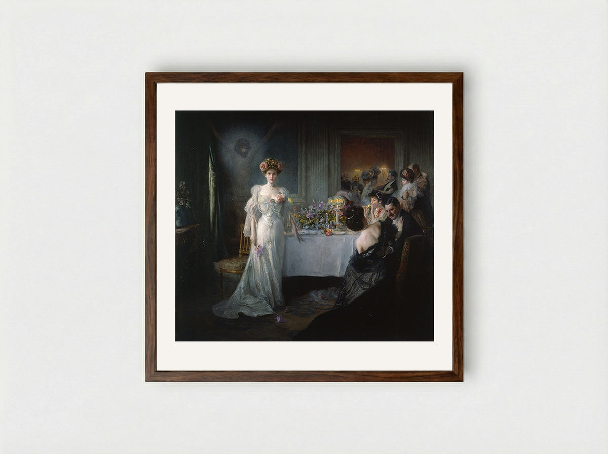 Redemption - Julius LeBlanc Stewart - Framed Print Dark Wood