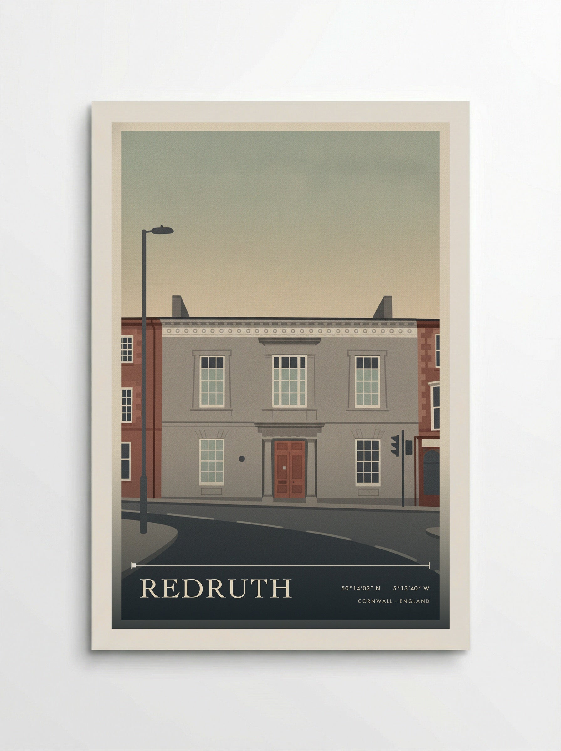 Redruth Cornwall England Travel Poster - Poster
