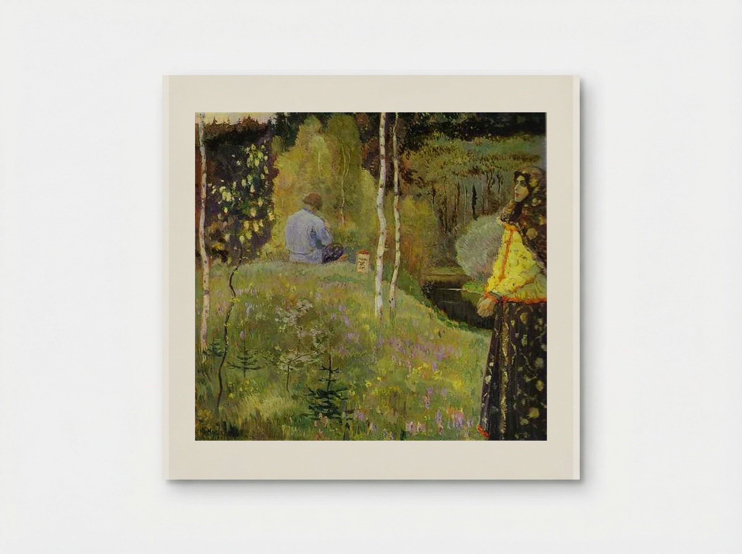 Reedpipe - Mikhail Nesterov - Poster