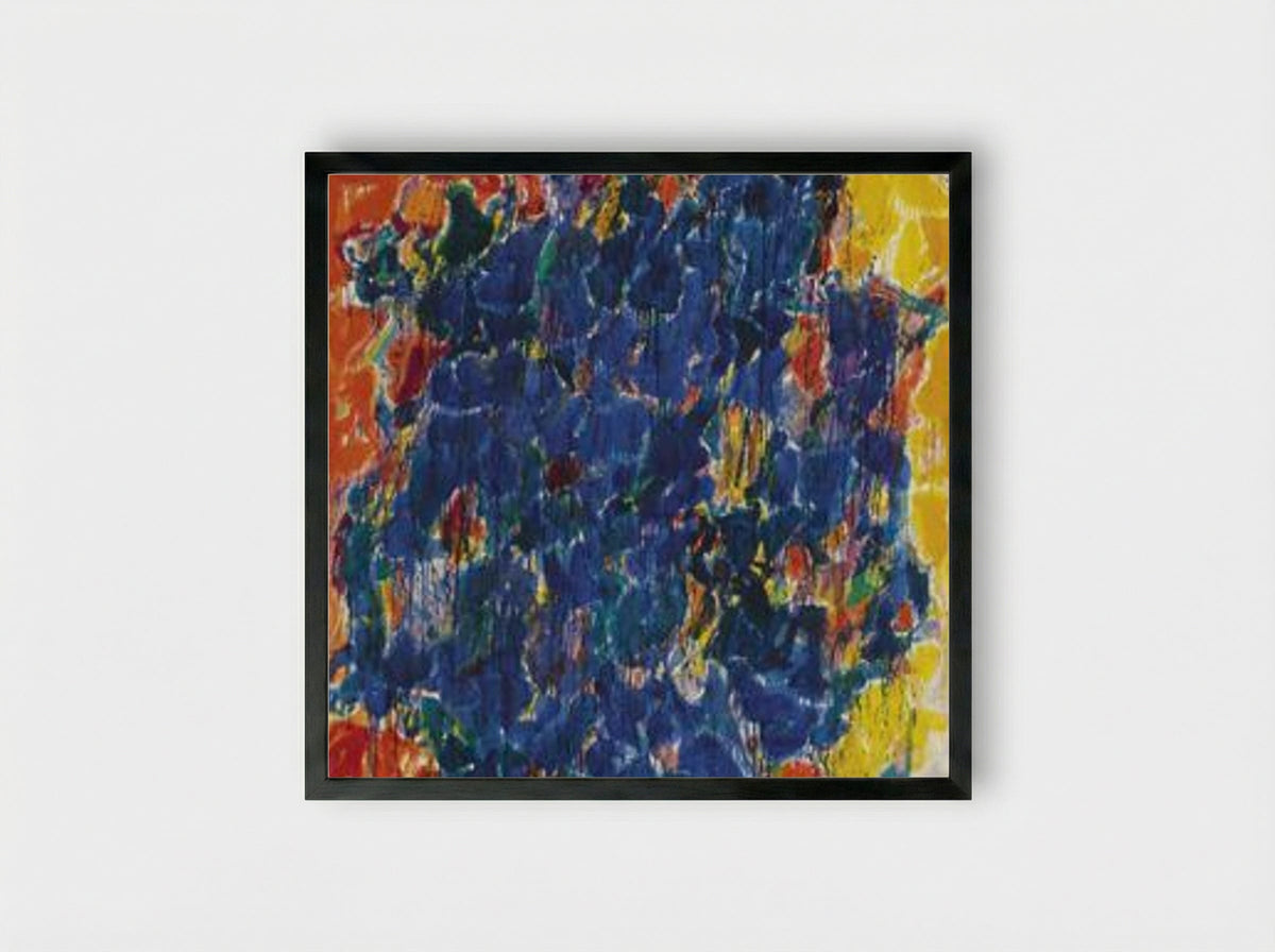 Reefs - Sam Francis - Framed Print Black