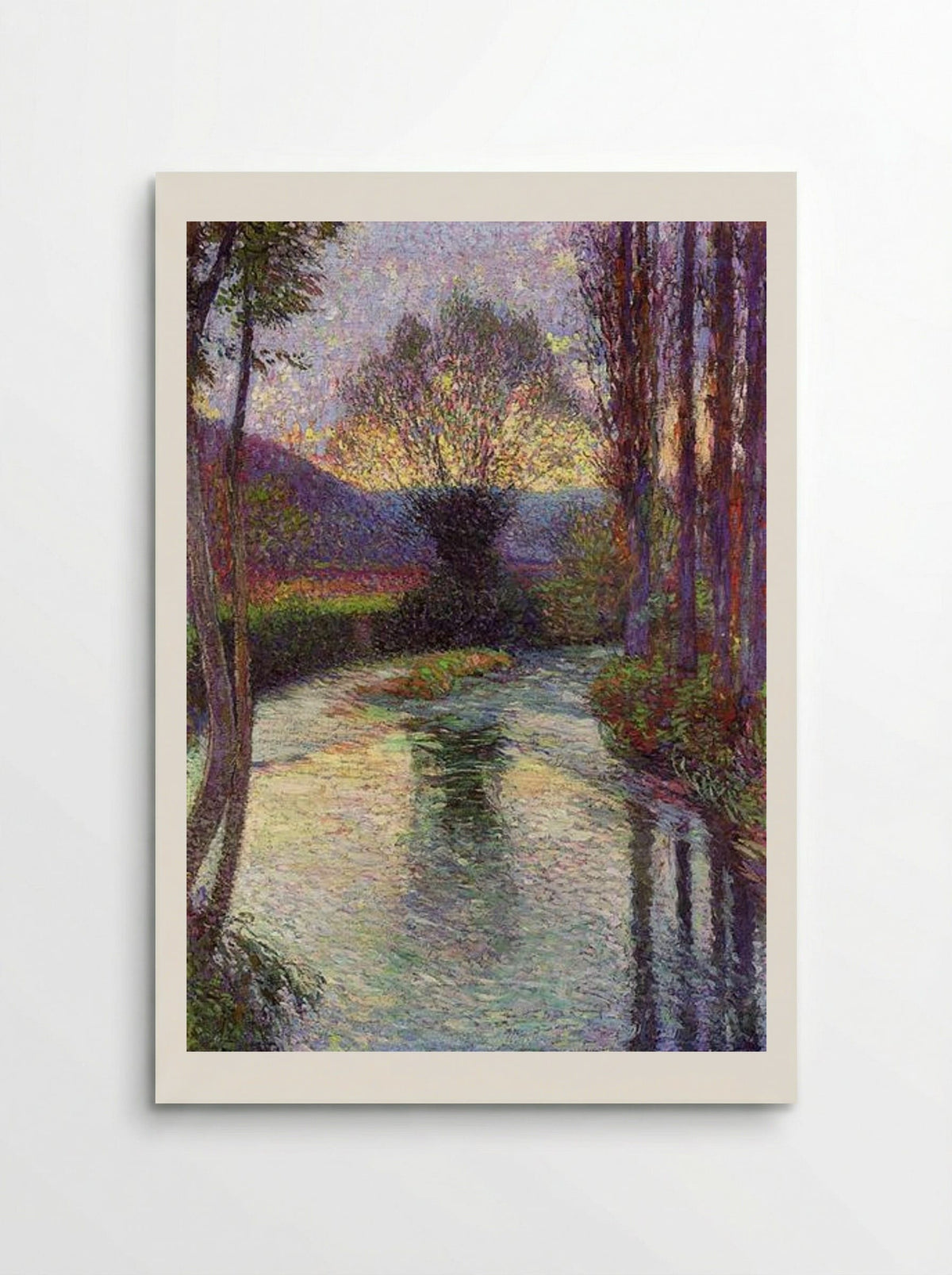 Reflected Willow on the Green - Henri Martin - Poster