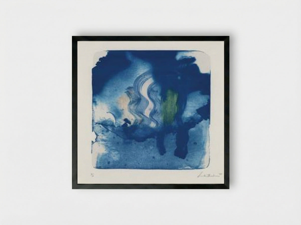 Reflections V - Helen Frankenthaler - Framed Print Black