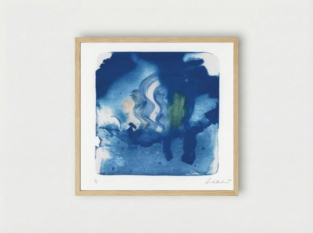 Reflections V - Helen Frankenthaler - Framed Print Wood