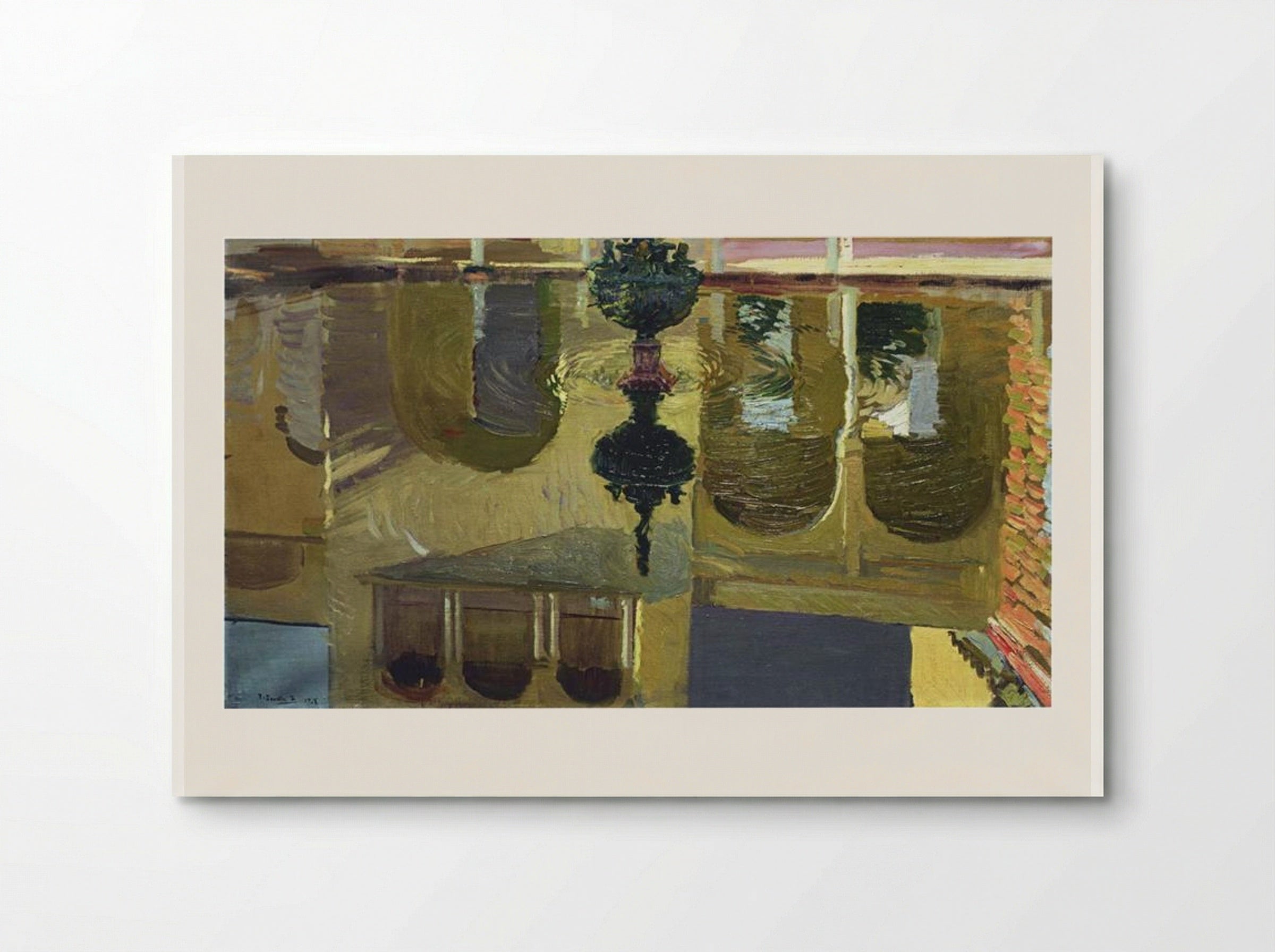 Reflections in a Fountain - Joaquín Sorolla - Poster