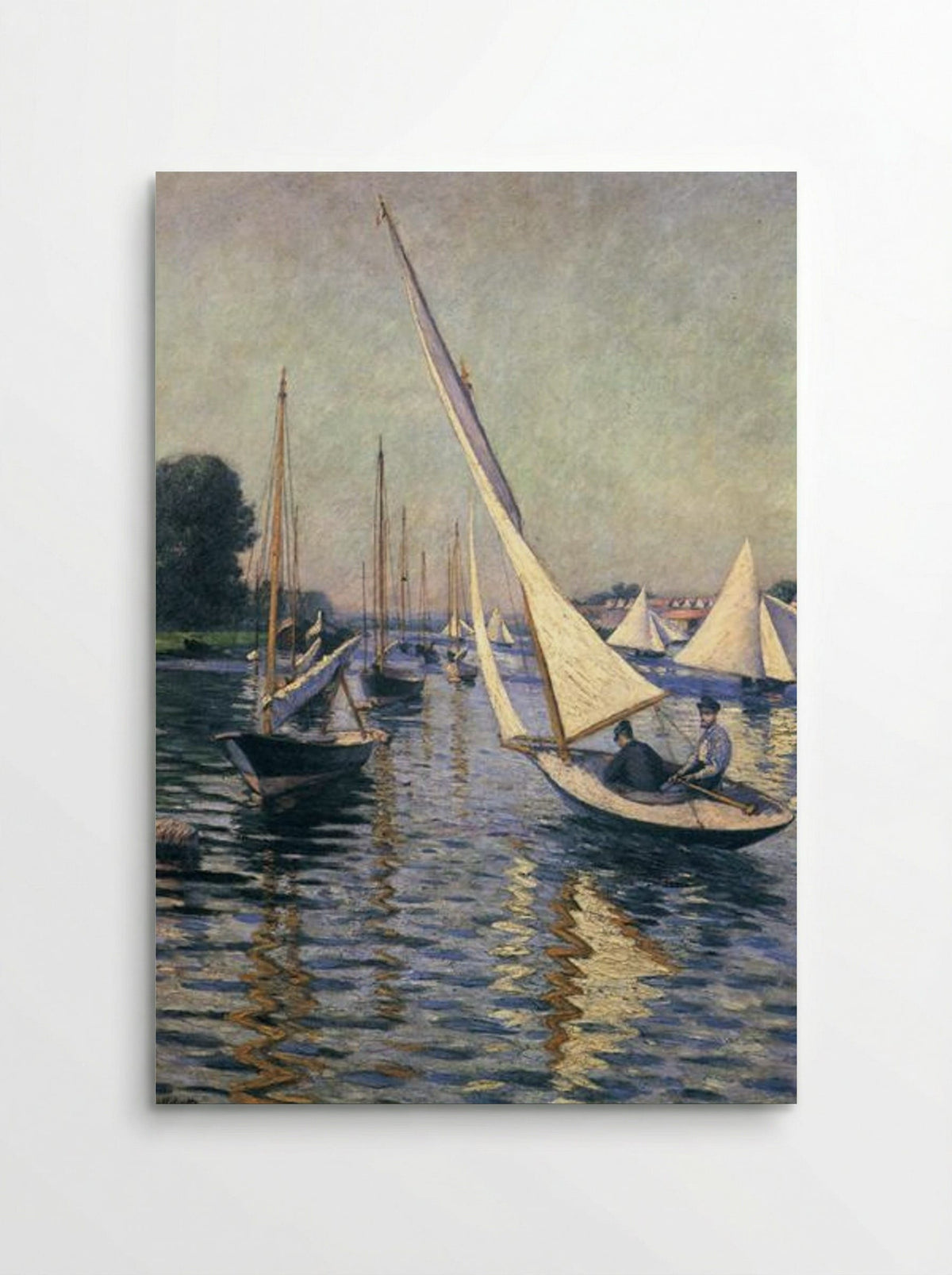 Regatta at Argenteuil - Gustave Caillebotte - Poster