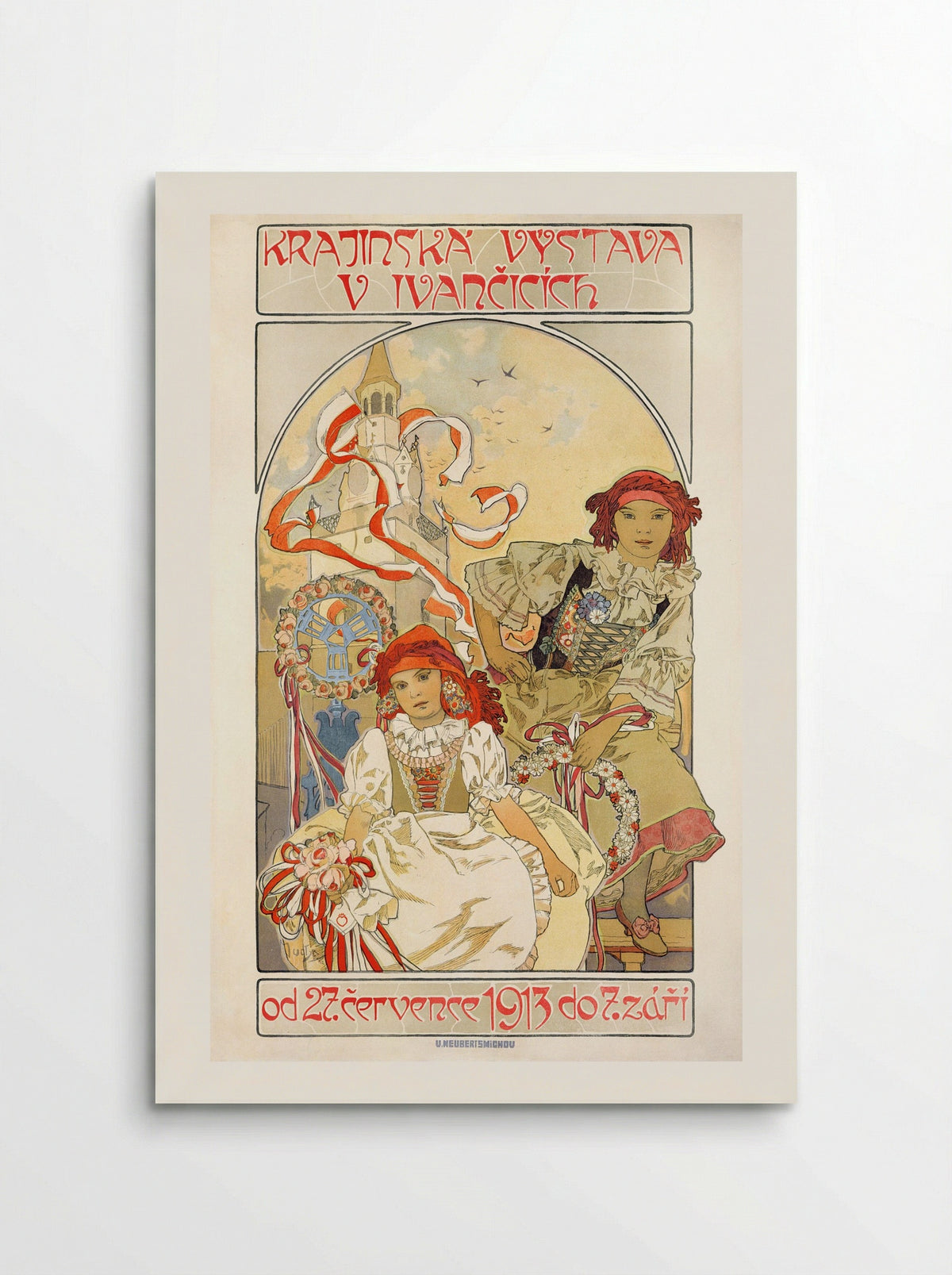 Regional Exhibition in Ivancice - Alphonse Mucha - Poster