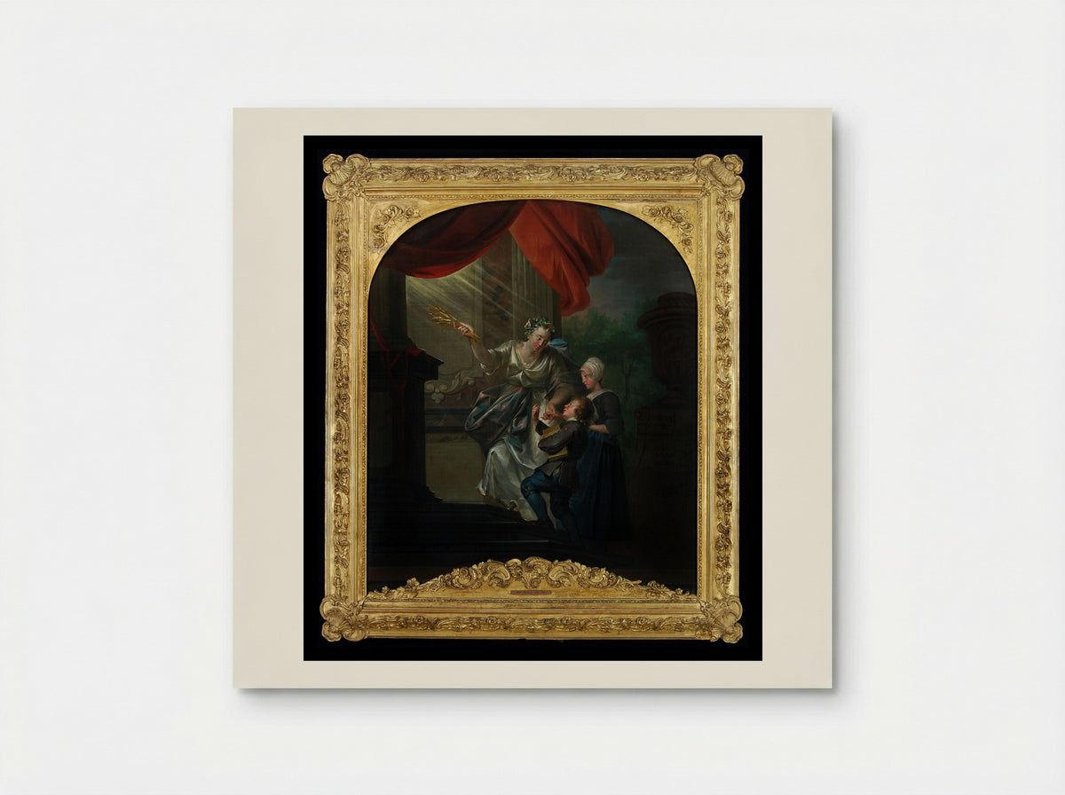 Reglement van het Broederschap van Sint Lucas uit Dordrecht - Aert Schouman - Poster