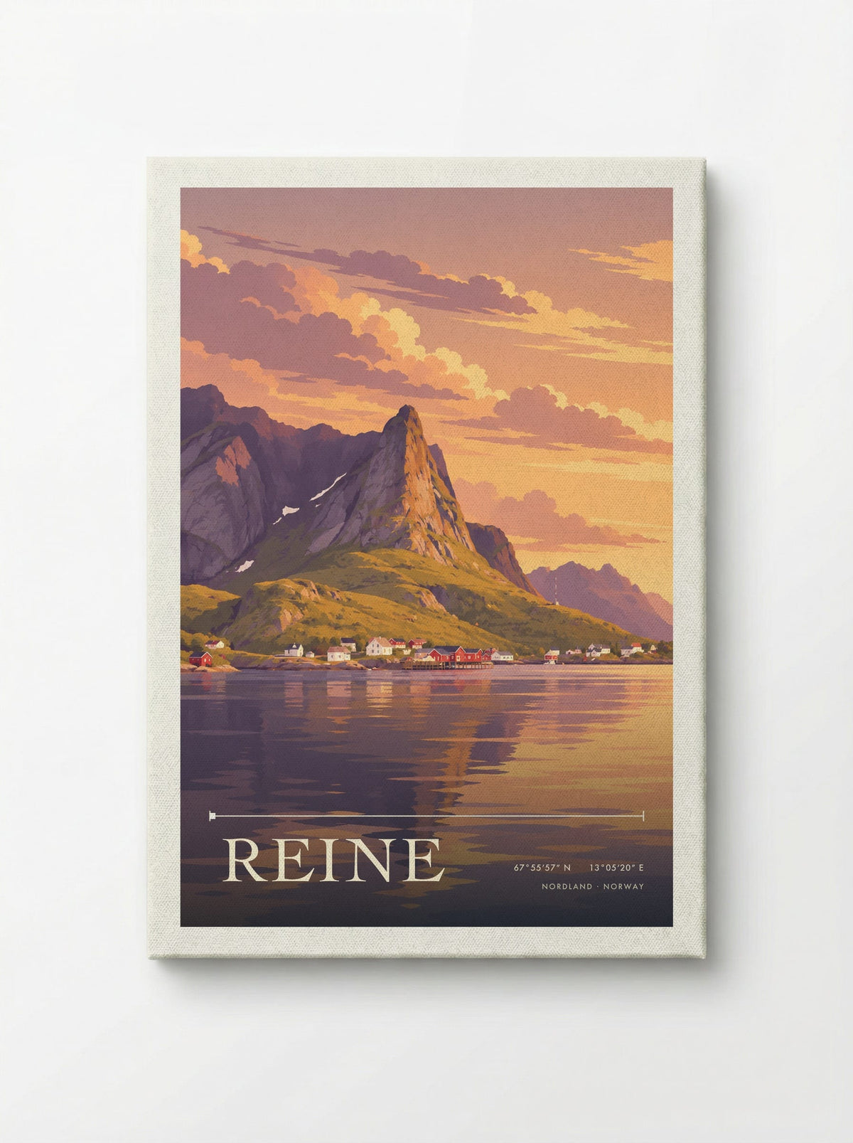 Reine, Nordland | Travel Poster - Canvas