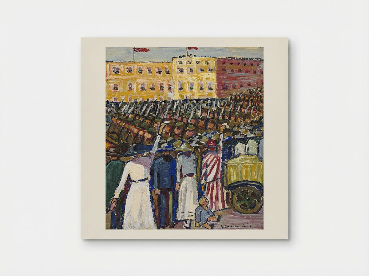 Reinforcements: Troops Marching - Grace Cossington Smith - Poster