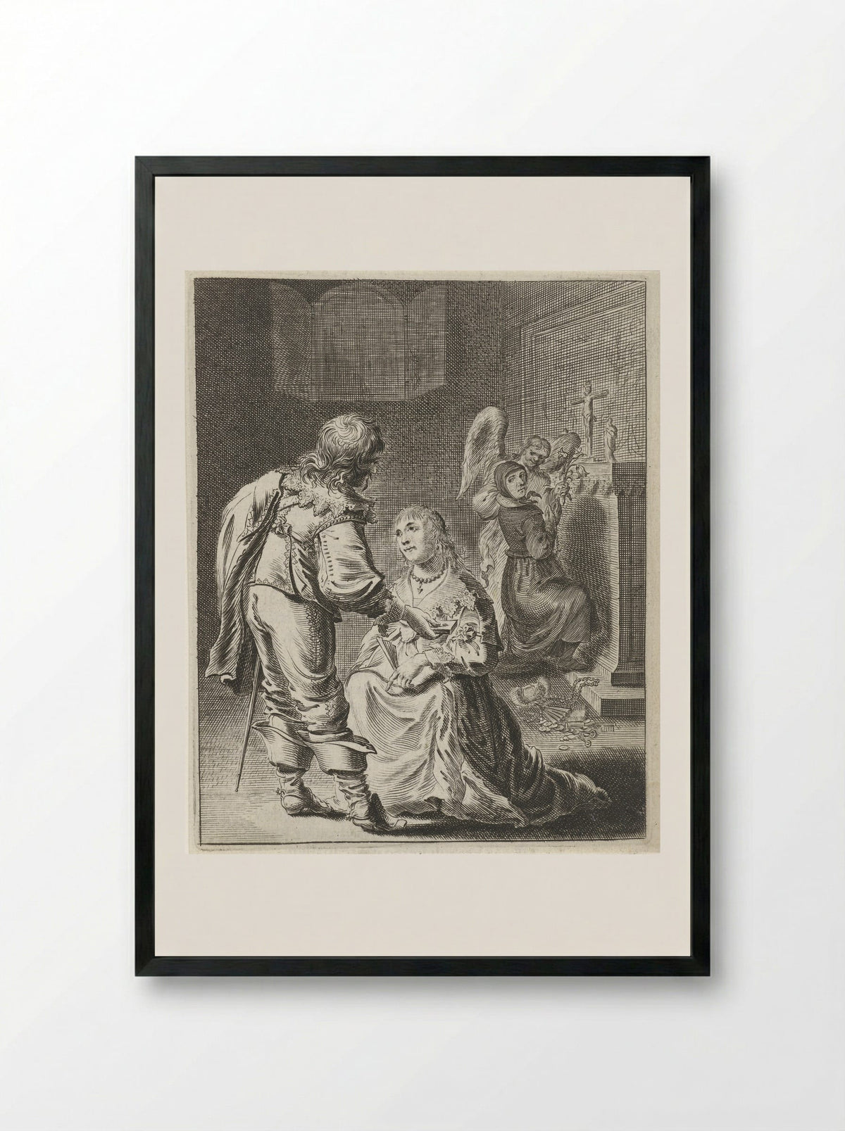 Reinheid en ijdelheid - Pieter Nolpe - Framed Print Black