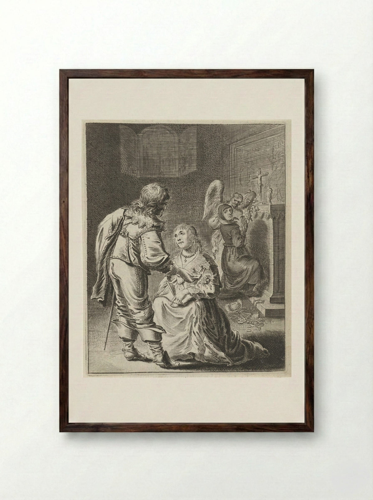 Reinheid en ijdelheid - Pieter Nolpe - Framed Print Dark Wood