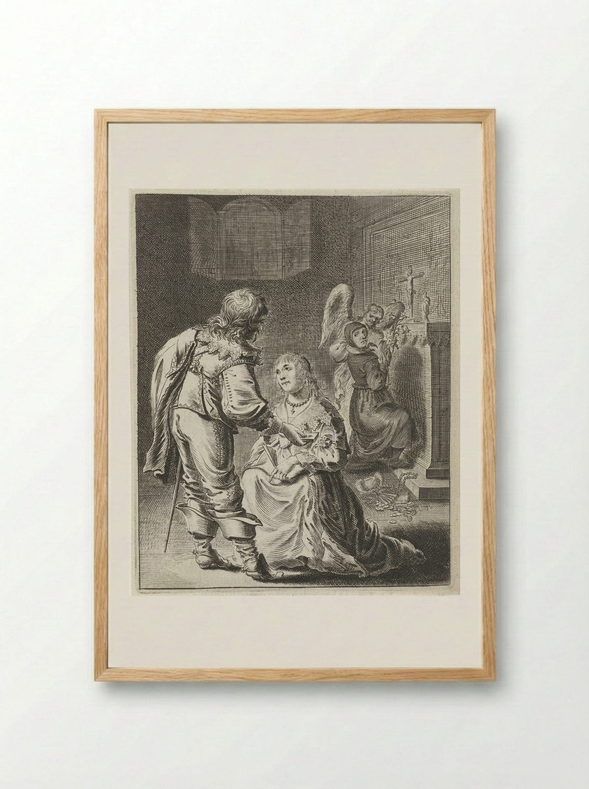 Reinheid en ijdelheid - Pieter Nolpe - Framed Print Wood