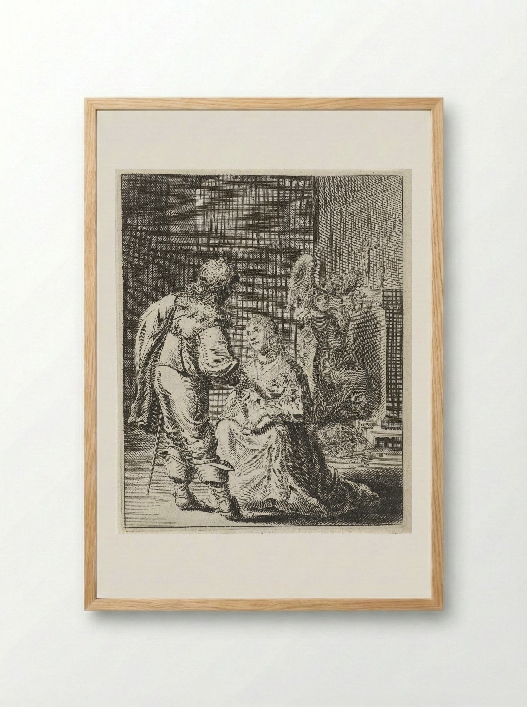 Reinheid en ijdelheid - Pieter Nolpe - Framed Print Wood
